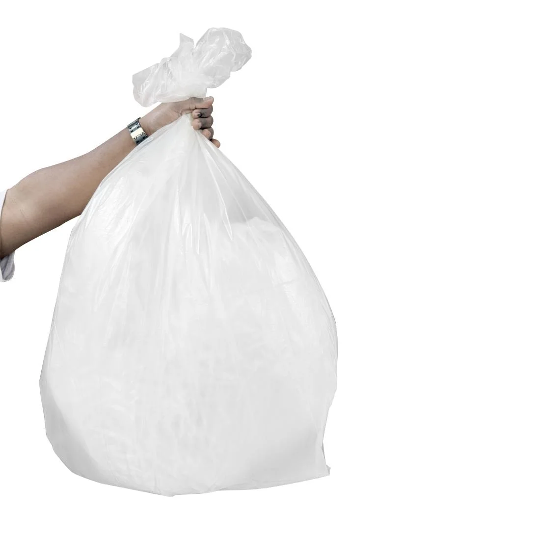 Jantex Heavy Duty Bin Bags Clear 120Ltr (100 Pack) - Image 4