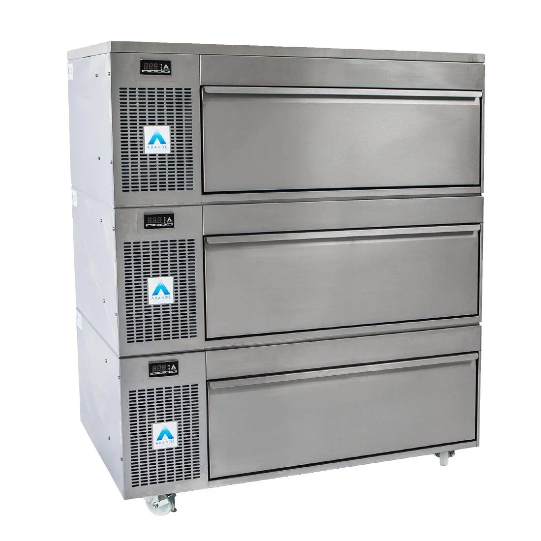 Adande 3 Drawer Variable Temp Fridge Freezer with Standard Castors & Solid Work Top VCS R2 V1 - Image 1