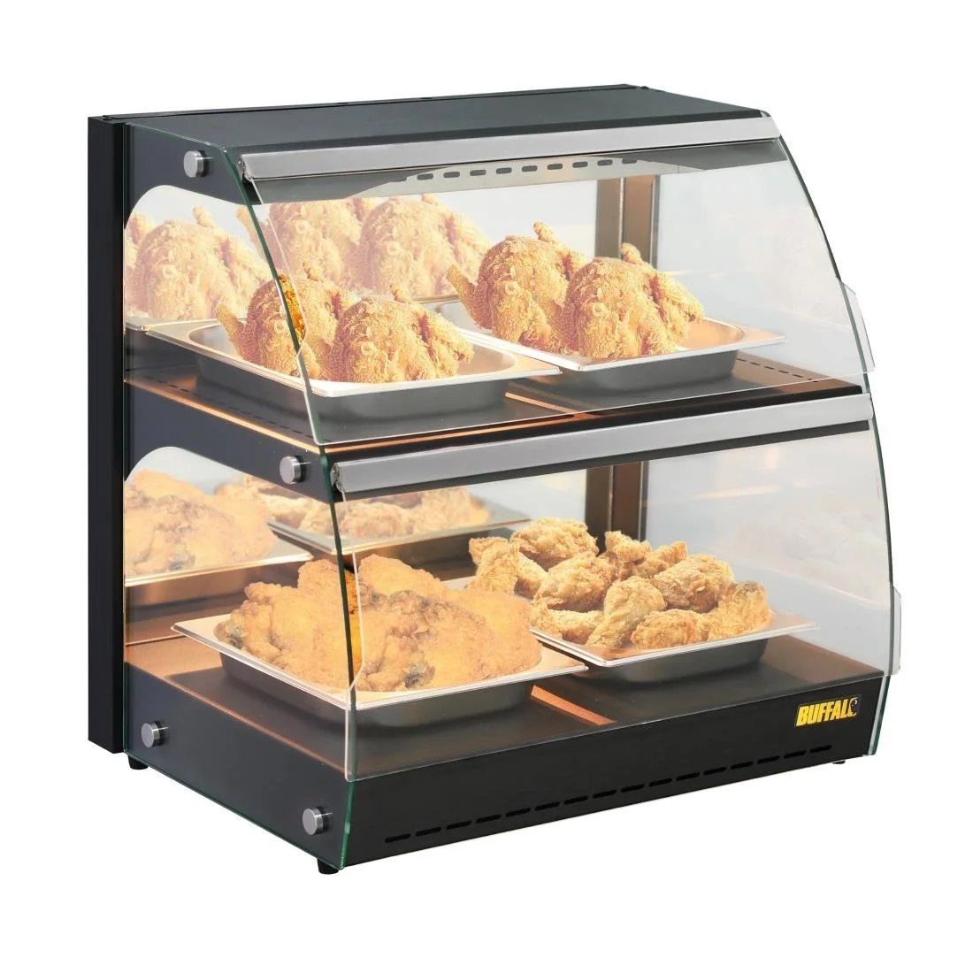 Buffalo Self-Serve Heated Display Unit with Hinged Doors - Image 3