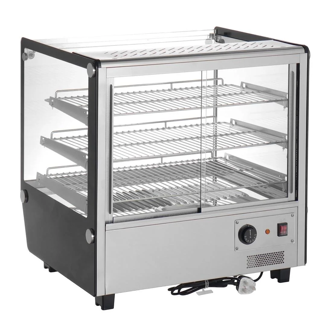 Buffalo Square Countertop Heated Display Merchandiser 120Ltr - Image 2