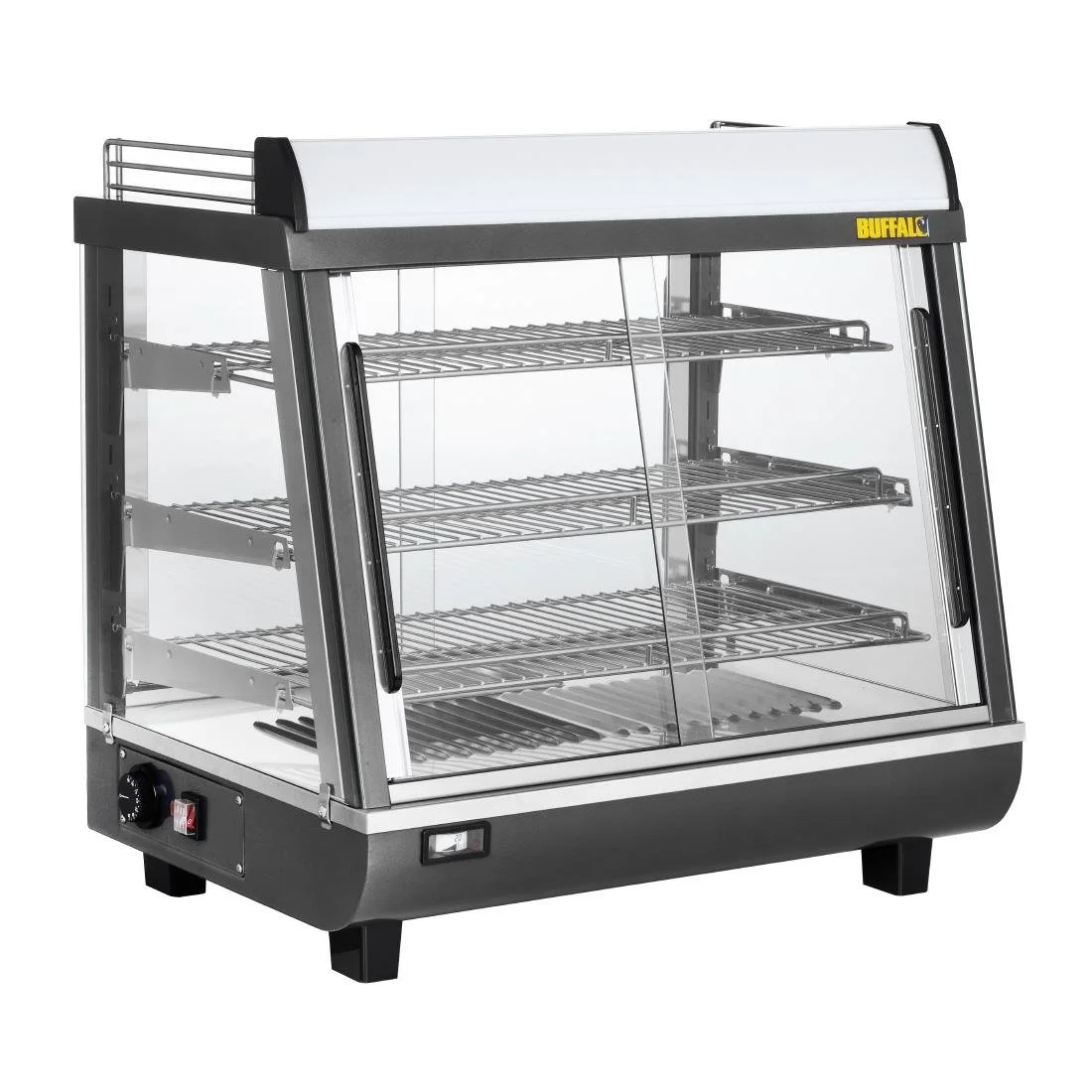 Buffalo Front and Rear Door Heated Merchandiser