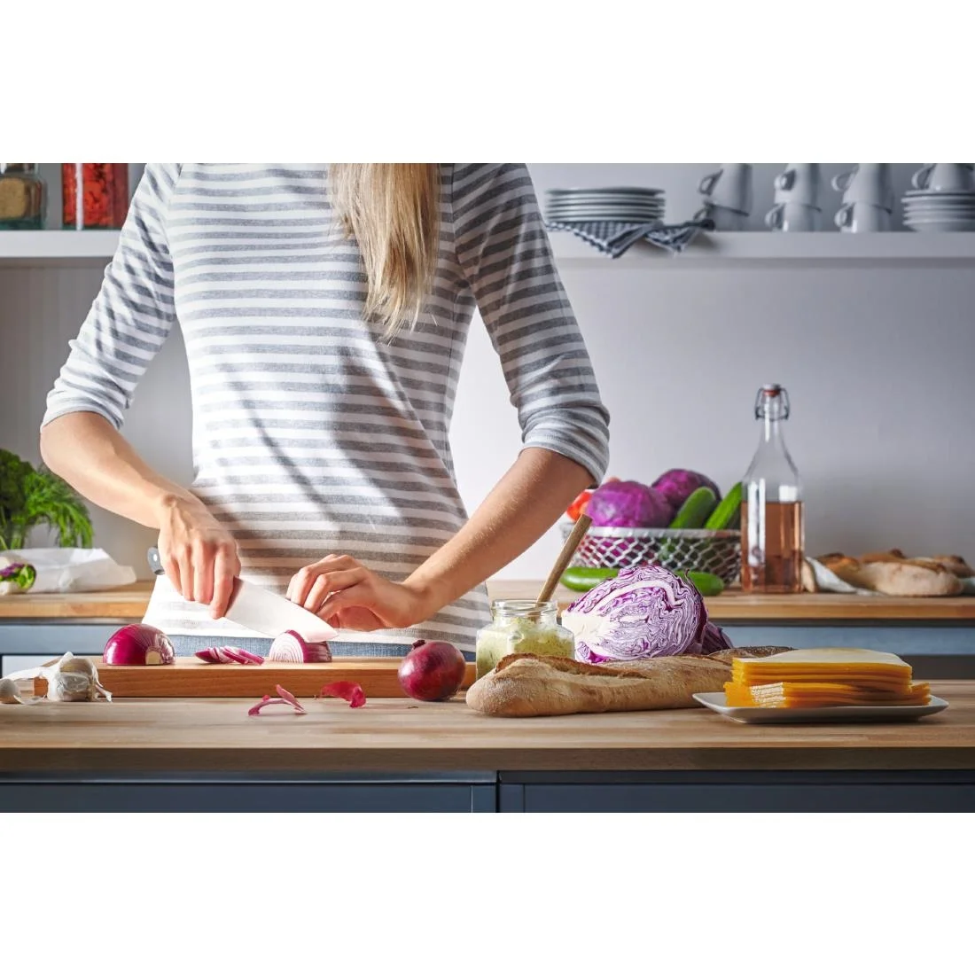Wüsthof Gourmet 6-Piece Knife Set with Block - Image 2