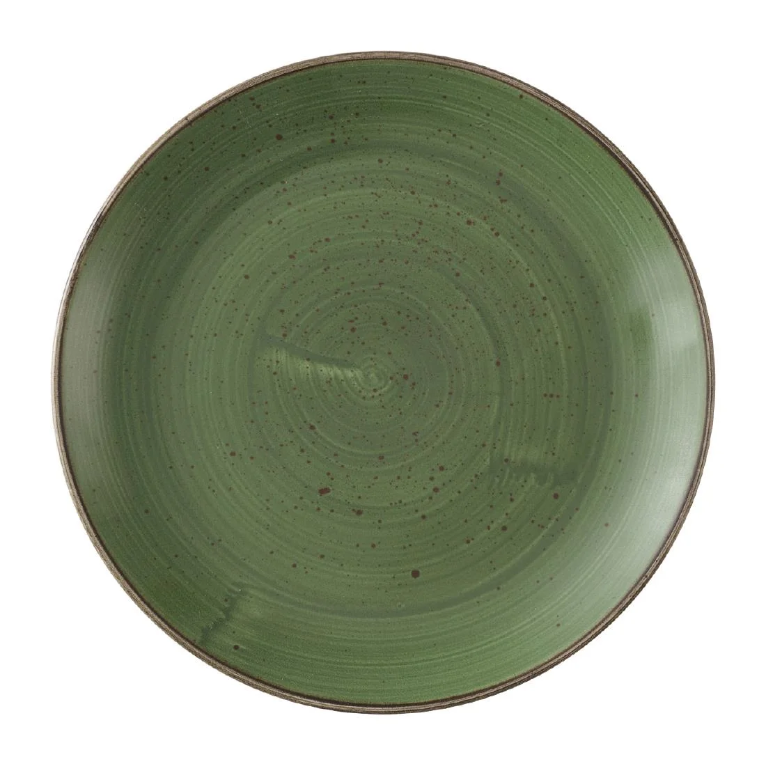 Churchill Stonecast Sorrel Green Coupe Plates 260mm (12 Pack)