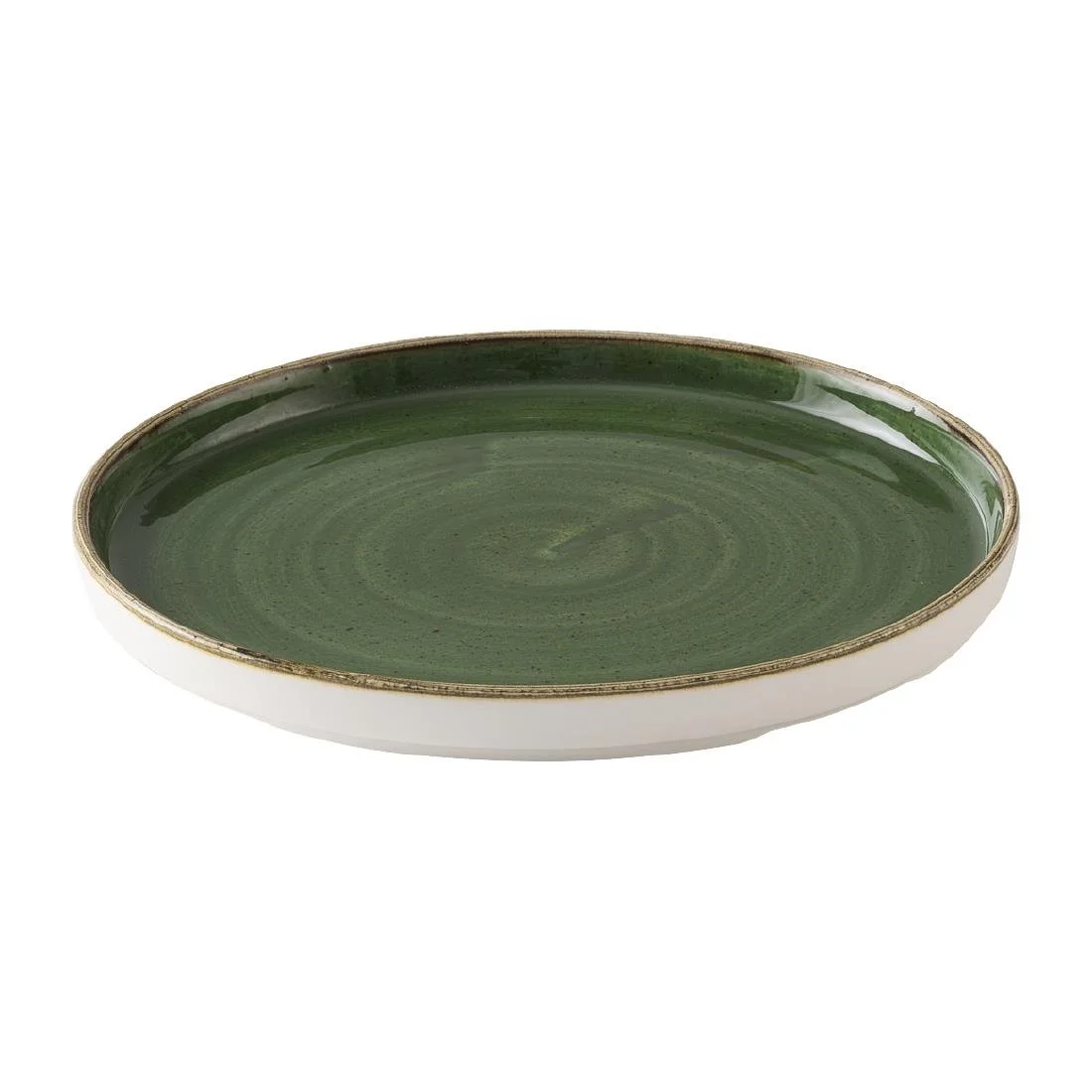 Churchill Stonecast Sorrel Green Walled Plates 210mm (6 Pack) - Image 2