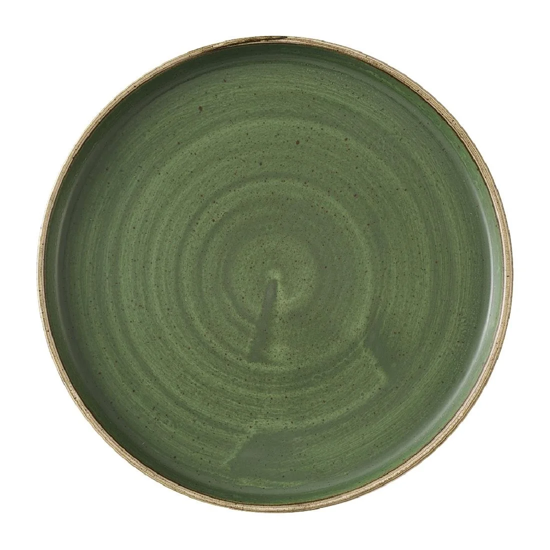 Churchill Stonecast Sorrel Green Walled Plates 210mm (6 Pack)