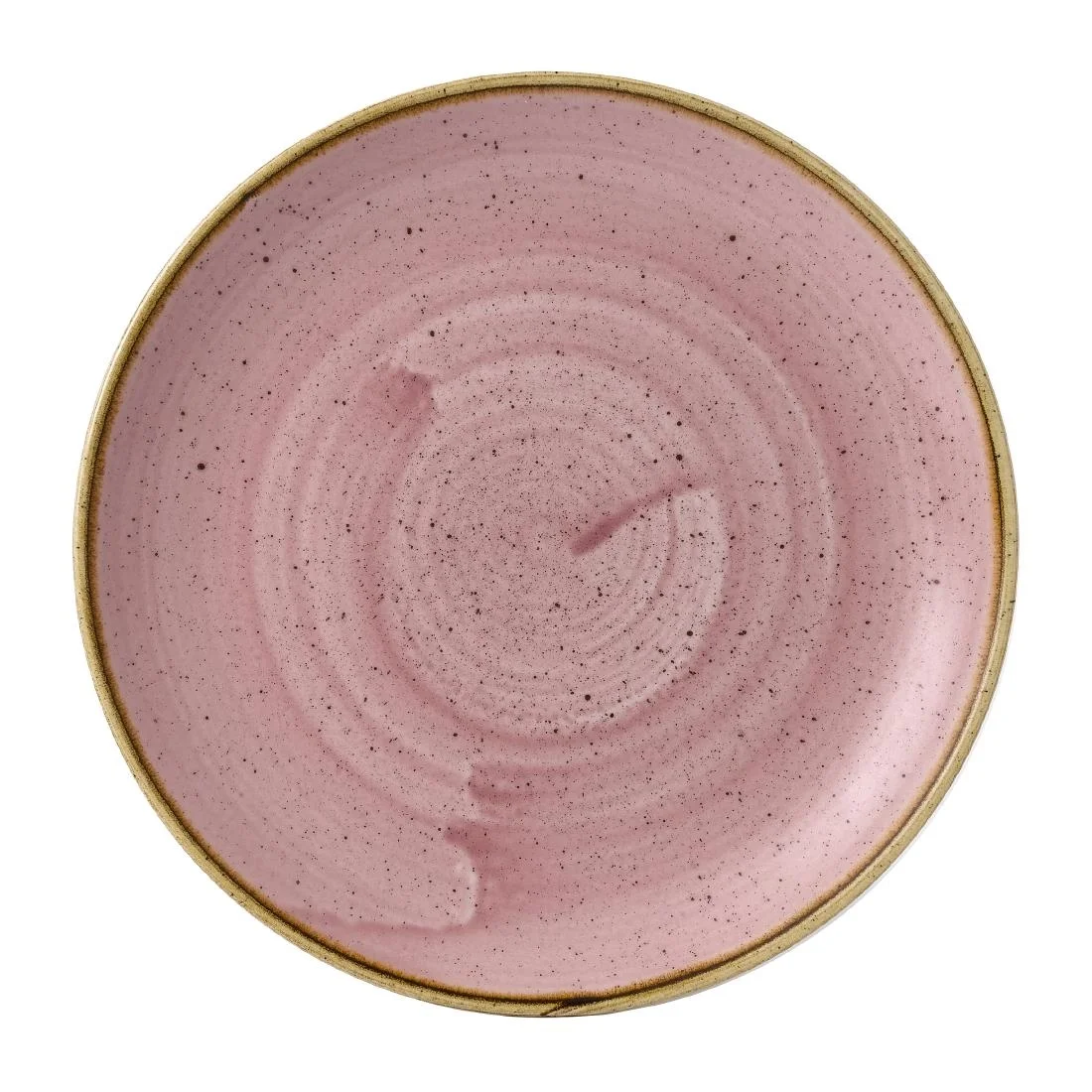 Churchill Stonecast Petal Pink Coupe Plates 228mm (12 Pack)