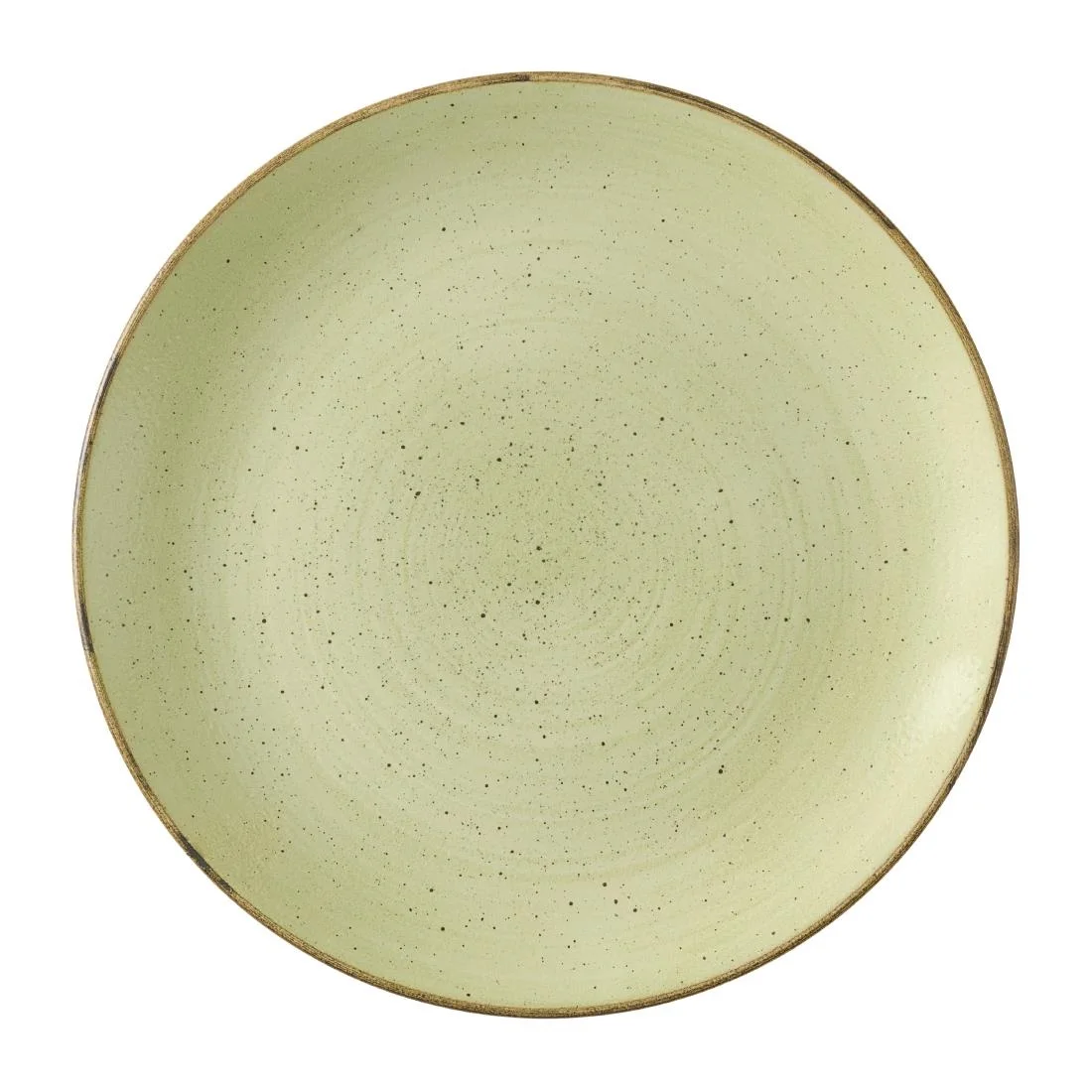 Churchill Stonecast Raw Green Evolve Coupe Plates 220mm (12 Pack)