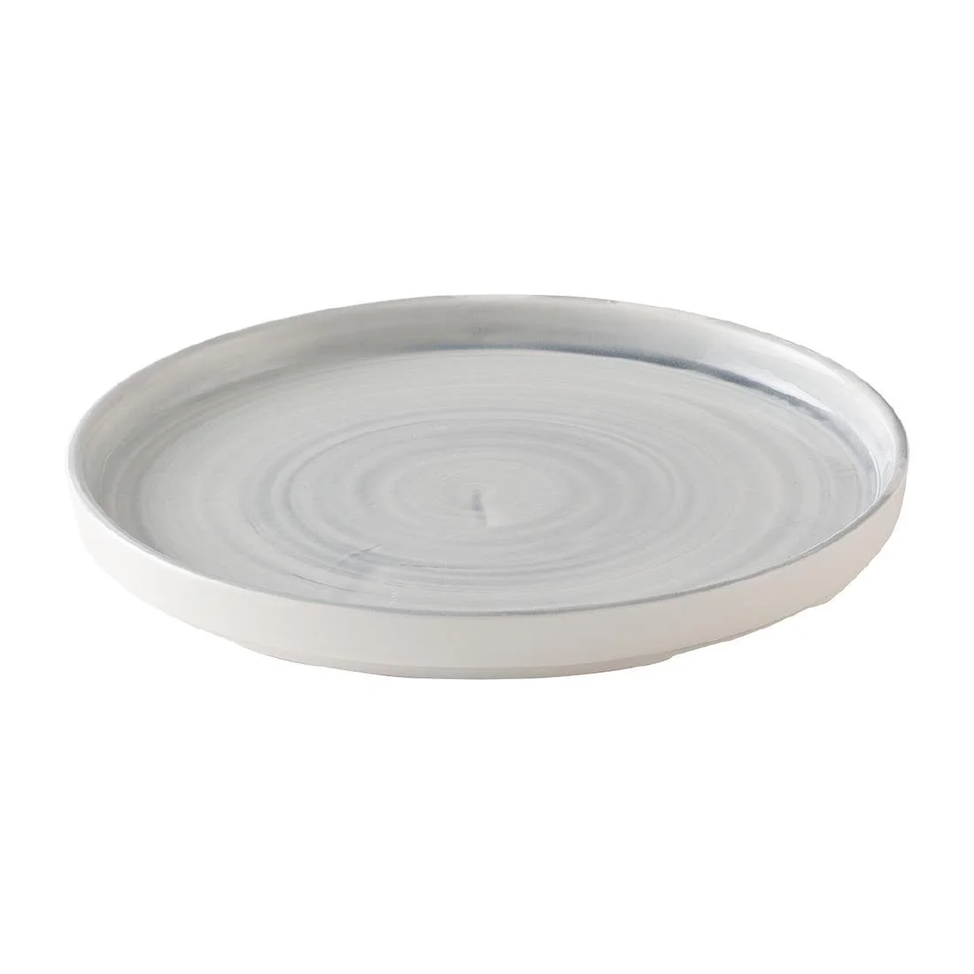 Churchill Stonecast Canvas Grey Walled Plates 255mm (6 Pack) - Image 2