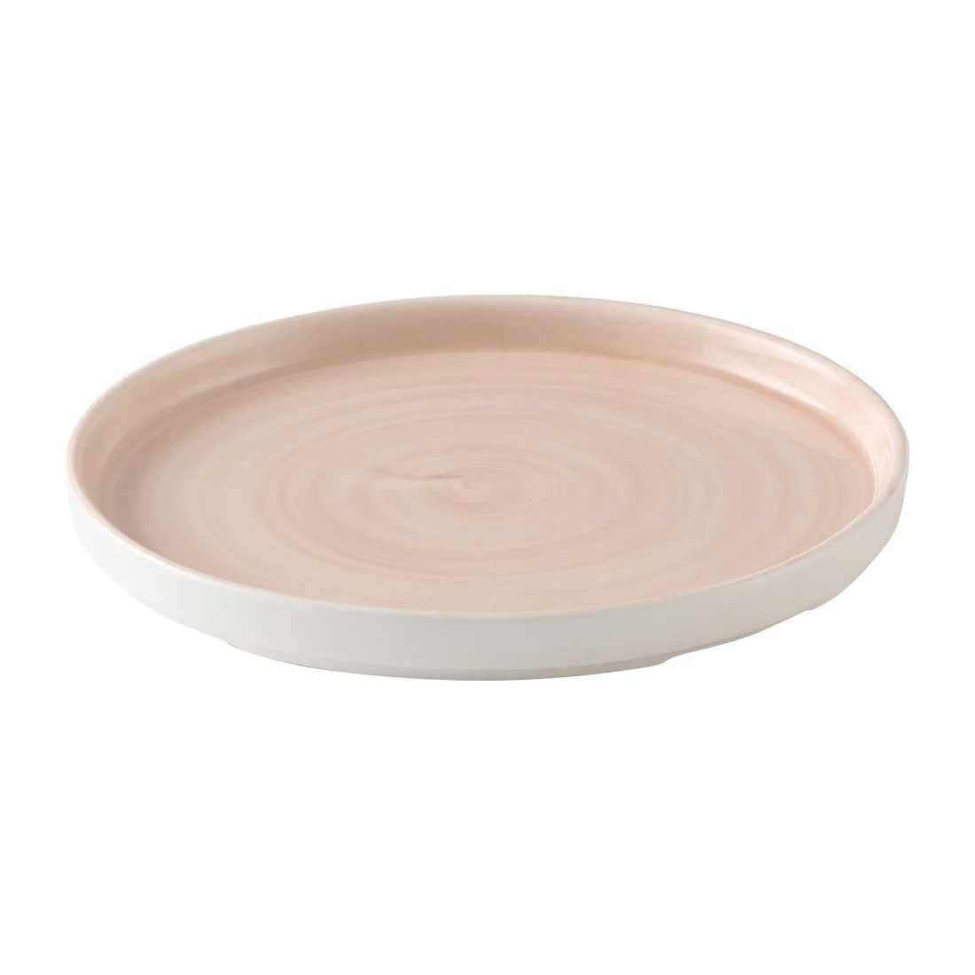 Churchill Stonecast Canvas Coral Walled Plates 255mm (6 Pack) - Image 2