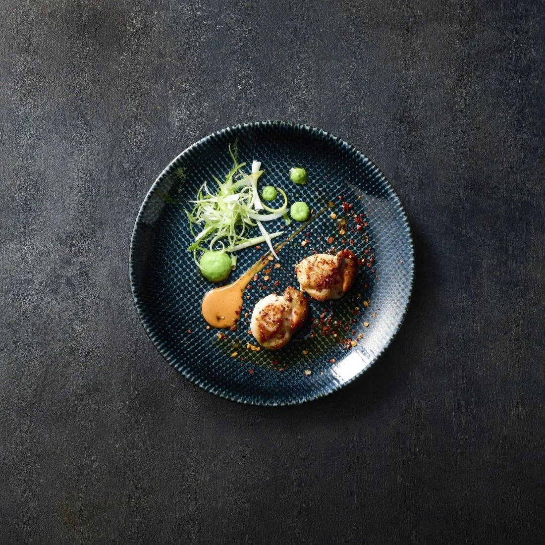 Churchill Studio Prints Astro Metallic Blue Evolve Coupe Plates 165mm (12 Pack) - Image 3