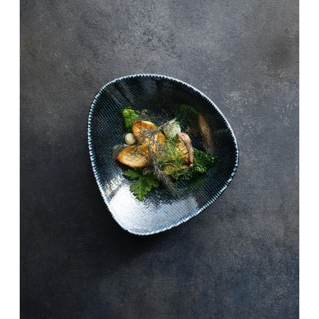 Churchill Studio Prints Astro Metallic Blue Lotus Bowls 228mm (12 Pack) - Image 5