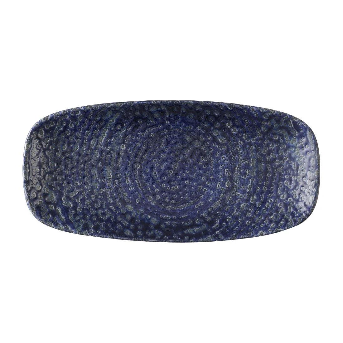 Churchill Studio Prints Homespun Chroma Twilight Chefs Oblong Plates 255 x 127mm (12 Pack)
