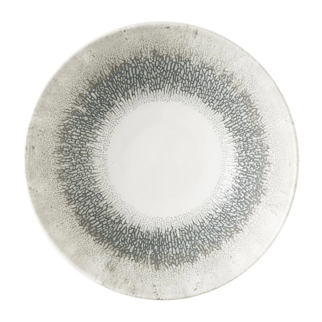 Churchill Studio Prints Fusion Grey Deep Coupe Bowls 178mm (6 Pack) - Image 1