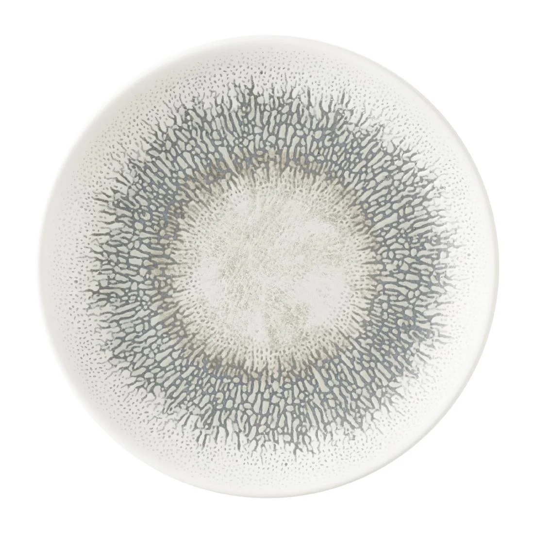 Churchill Studio Prints Fusion Grey Coupe Plates 165mm (12 Pack)