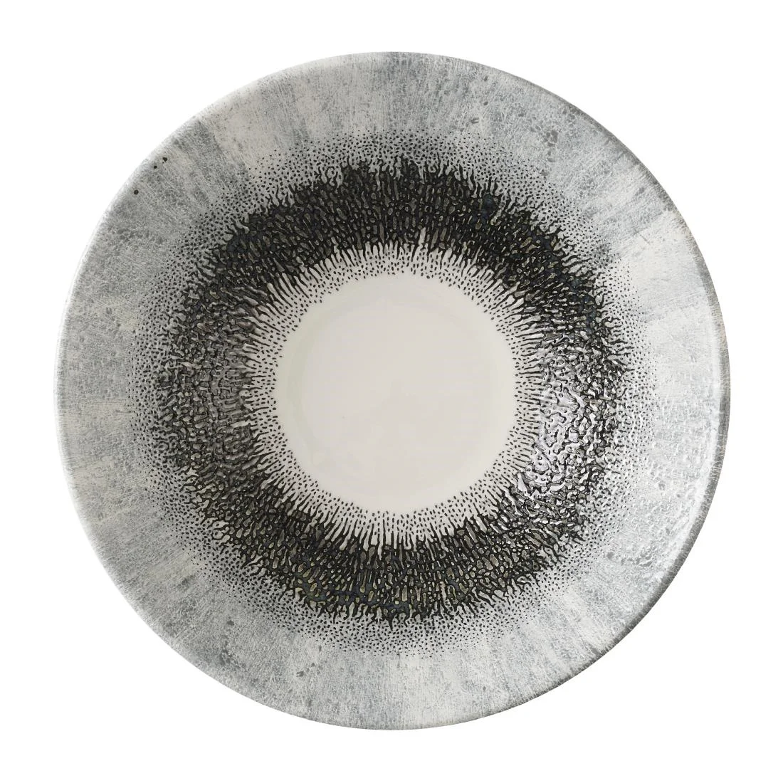 Churchill Studio Prints Fusion Black Deep Coupe Bowls 203mm (6 Pack)