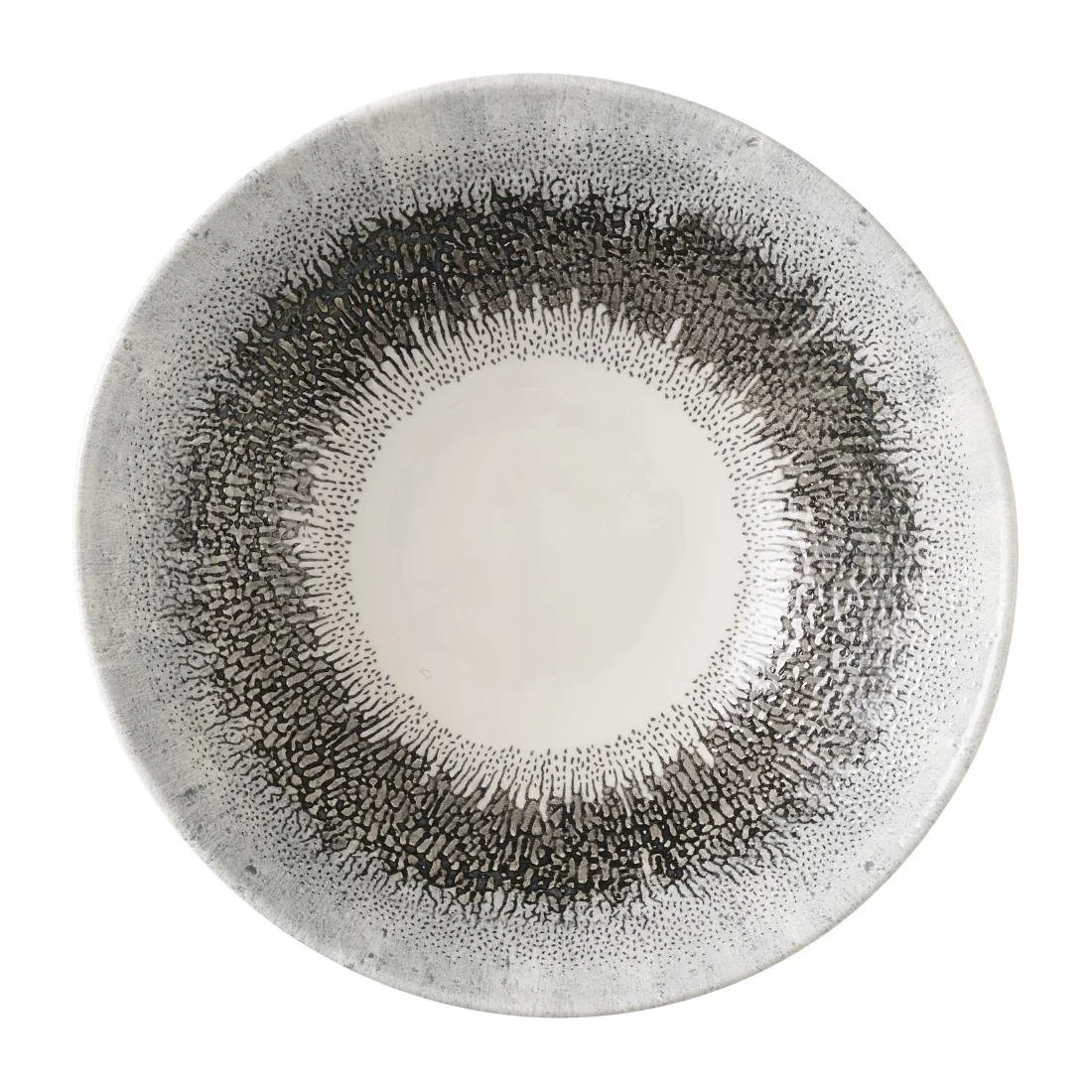 Churchill Studio Prints Fusion Black Deep Coupe Bowls 178mm (6 Pack)