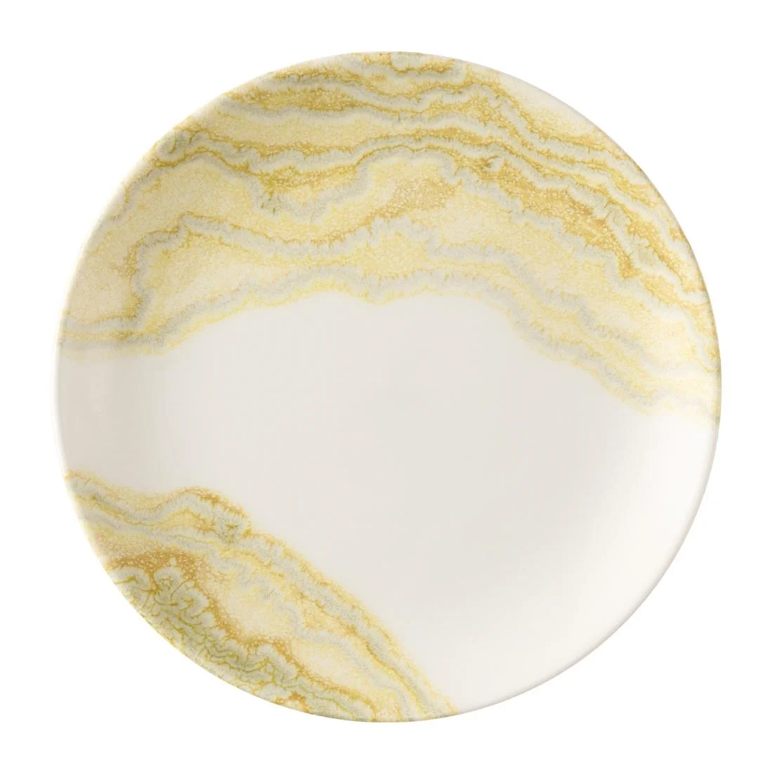 Churchill Tide Gold Evolve Coupe Plates 220mm (12 Pack)