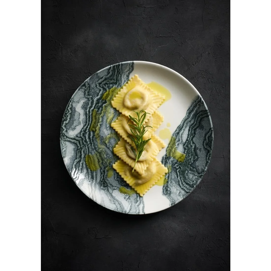 Churchill Tide Black Evolve Coupe Plates 285mm (12 Pack) - Image 3