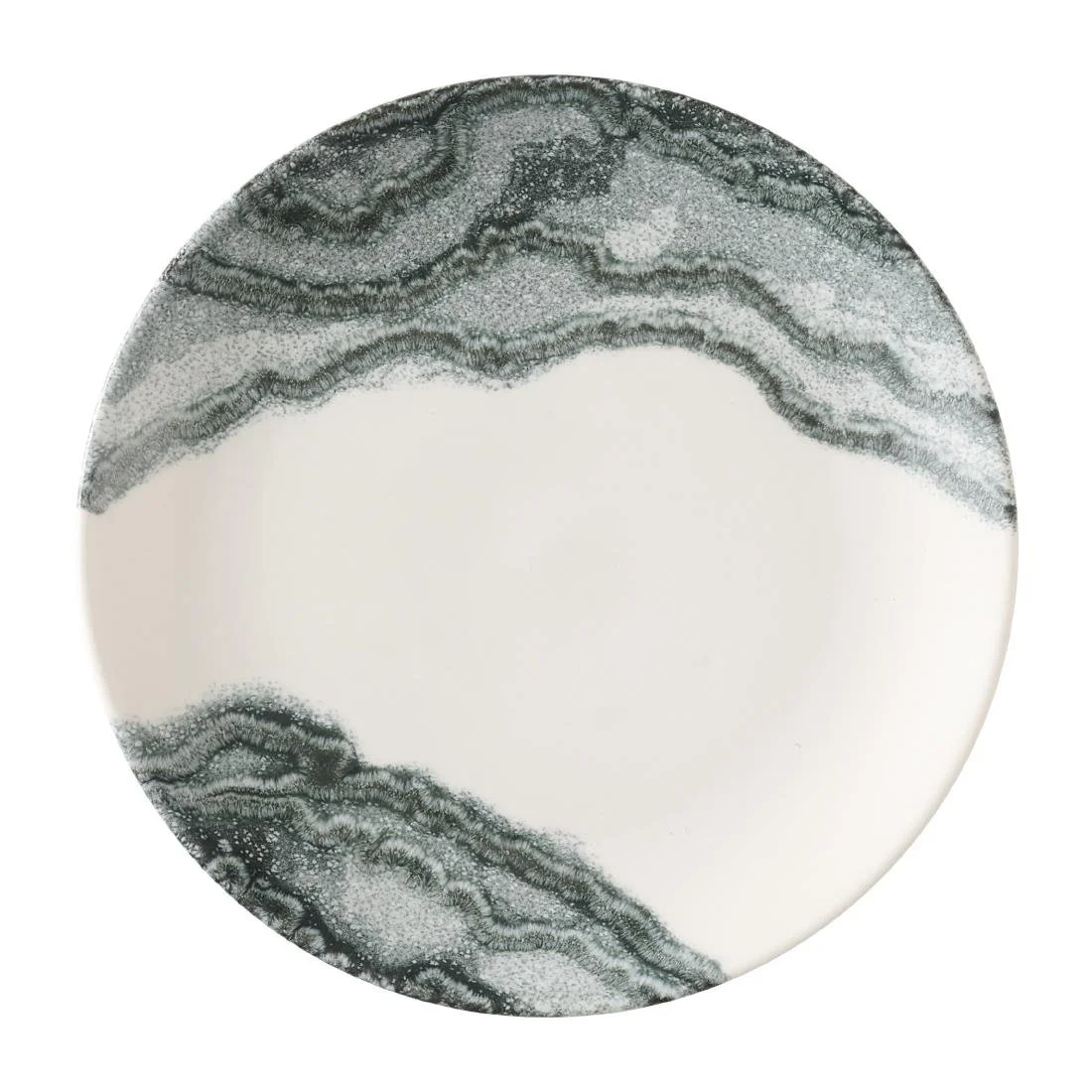 Churchill Tide Black Evolve Coupe Plates 165mm (12 Pack)