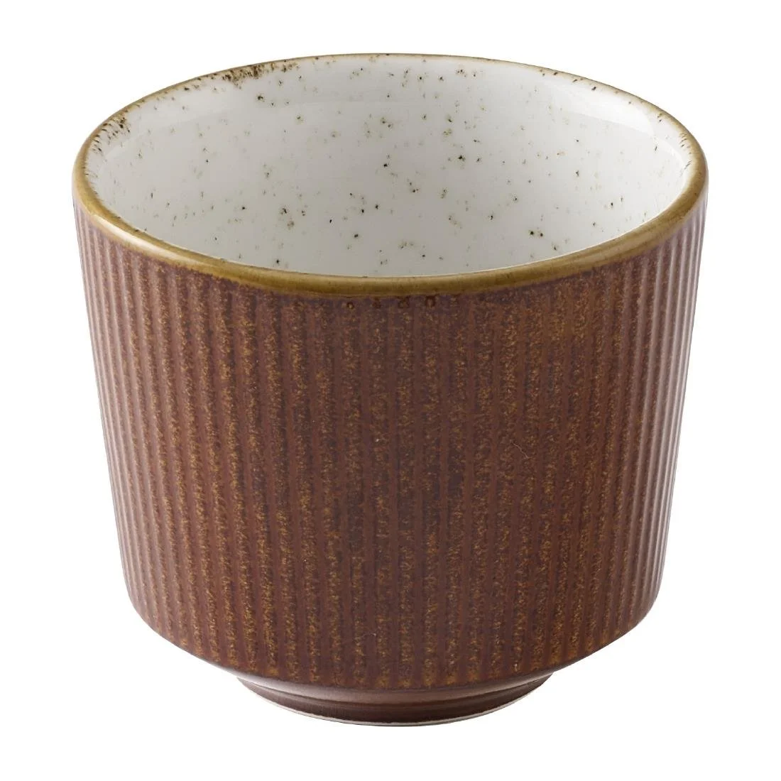 Churchill Nourish Cinnamon Brown Barley White Kochi Chip Mugs 325ml (12 Pack)