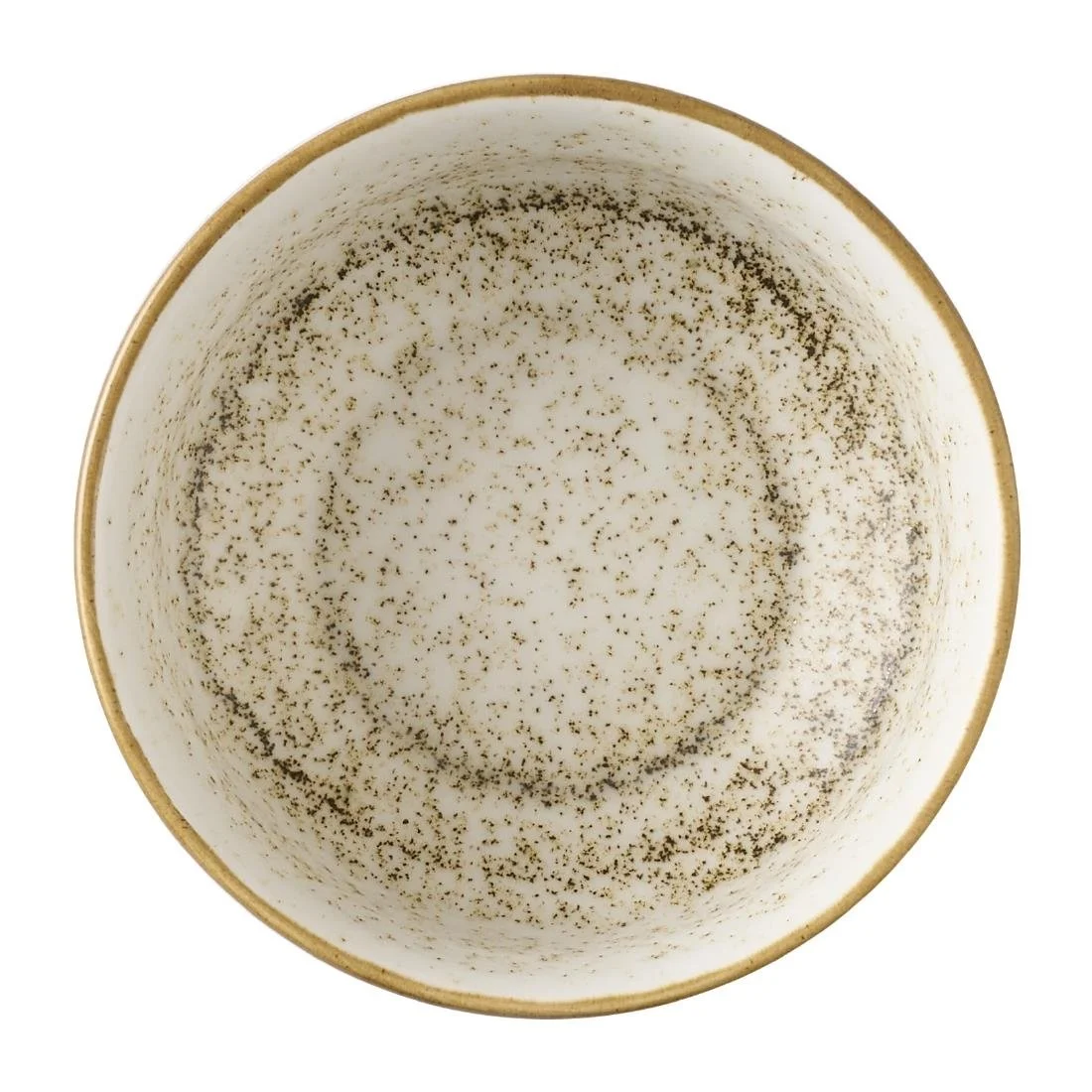 Churchill Nourish Cinnamon Brown Barley White Kochi Shallow Bowls 266ml (12 Pack) - Image 2