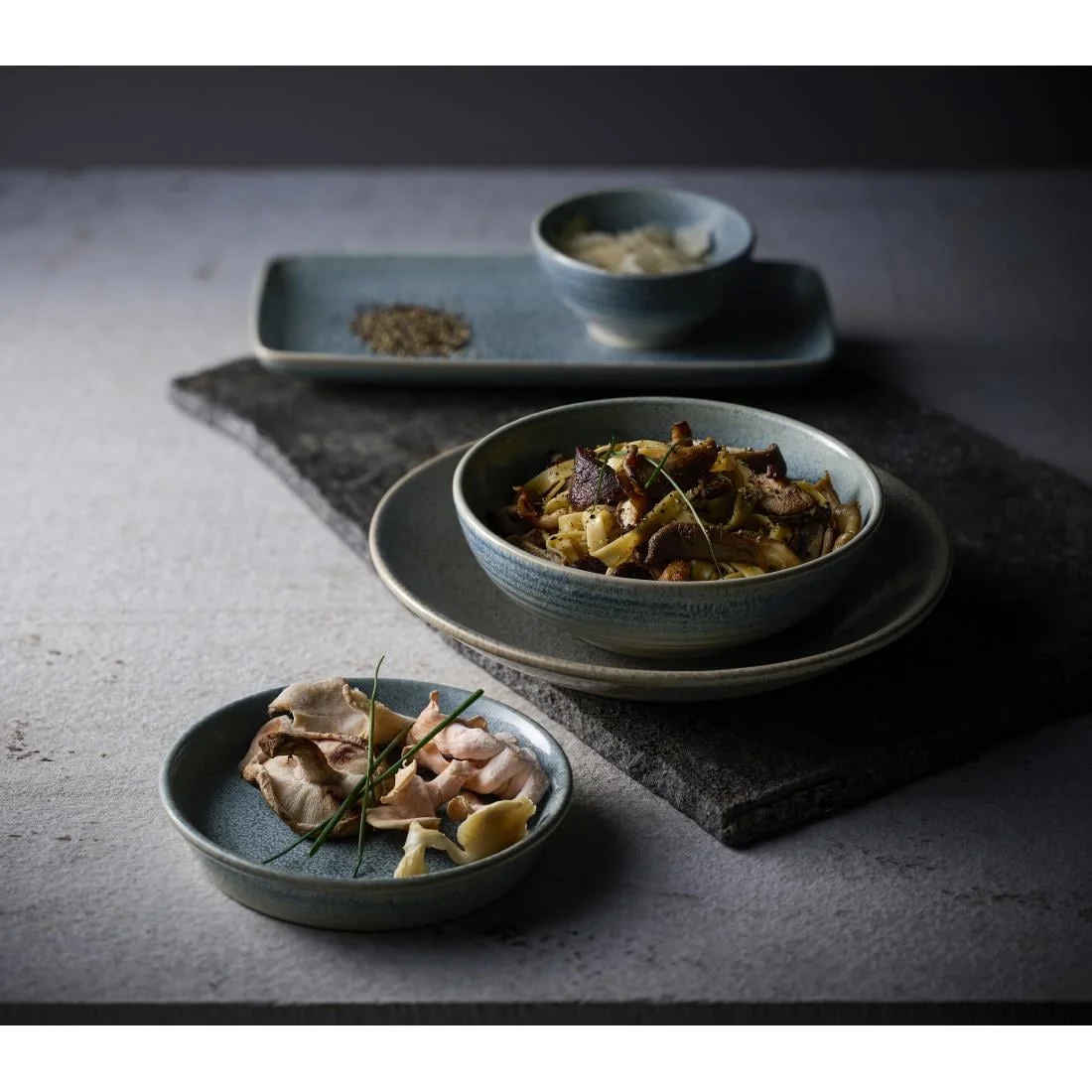Dudson Evo Azure Tapas Dishes Blue 159mm (6 Pack) - Image 3