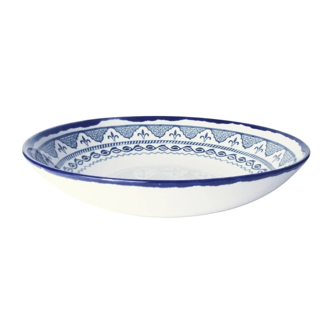 Dudson Harvest Moresque Coupe Bowls Blue 248mm (12 Pack) - Image 2