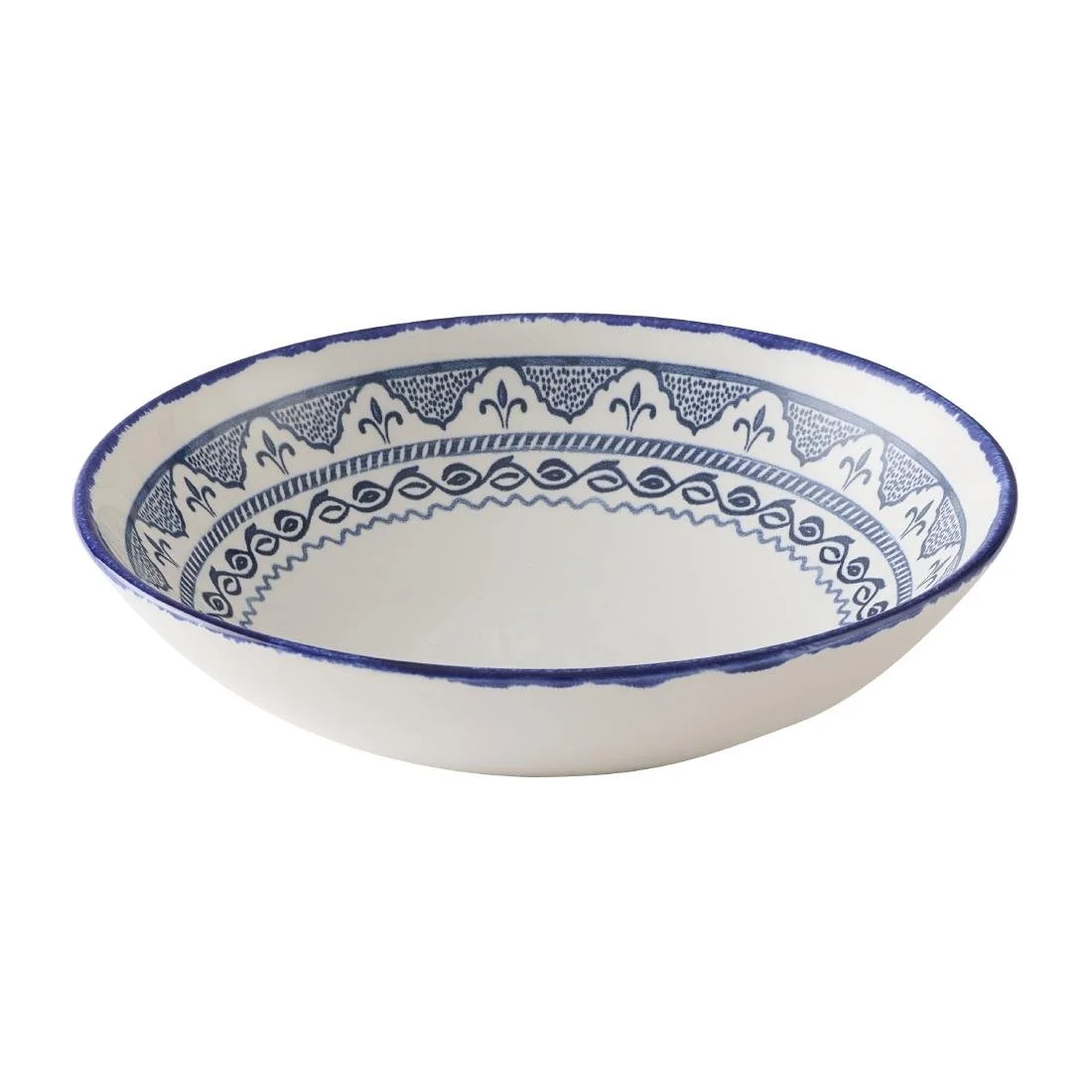 Dudson Harvest Moresque Coupe Bowls Blue 185mm (12 Pack) - Image 2