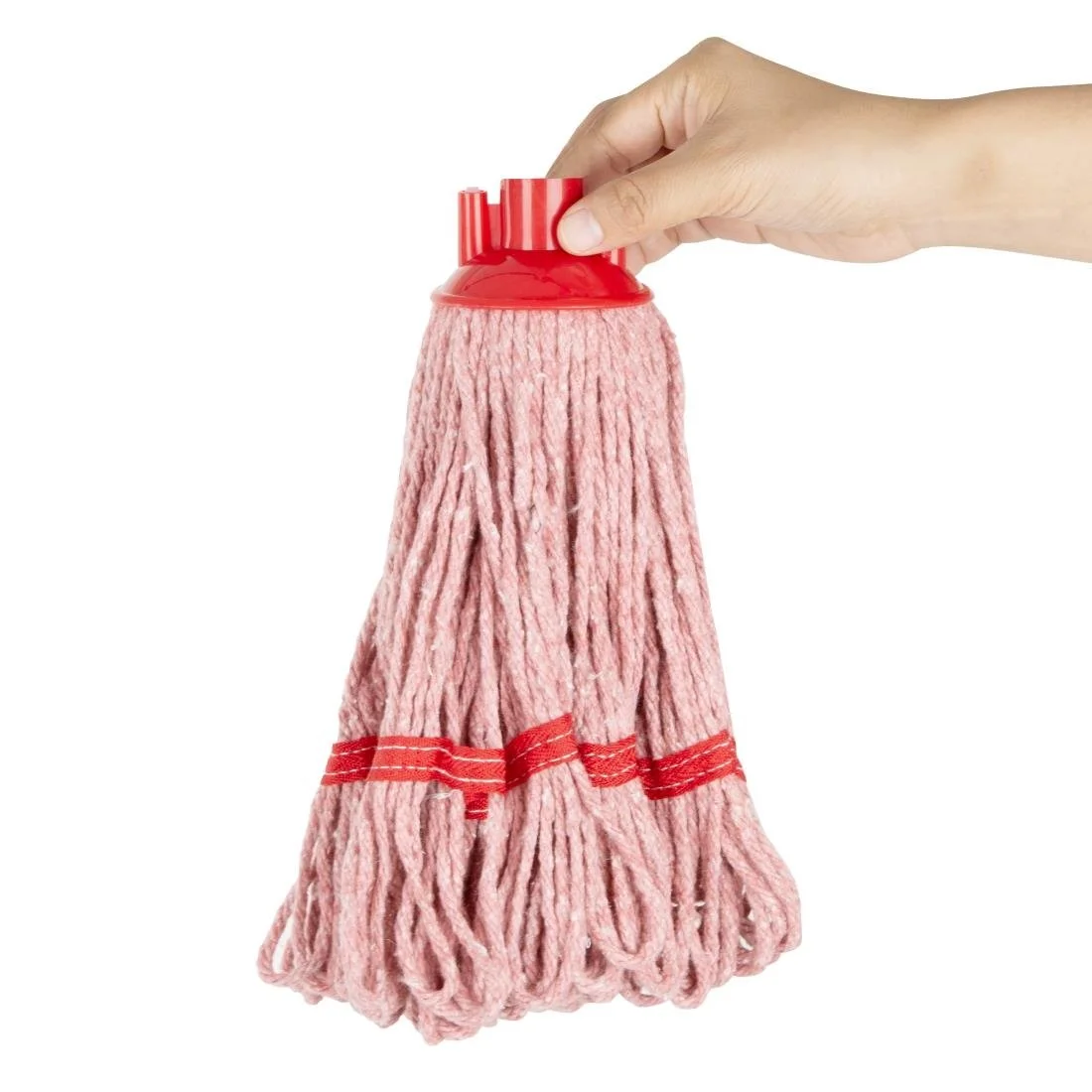Jantex Connect Deck Mop Head Red Stripe 200g - Image 3