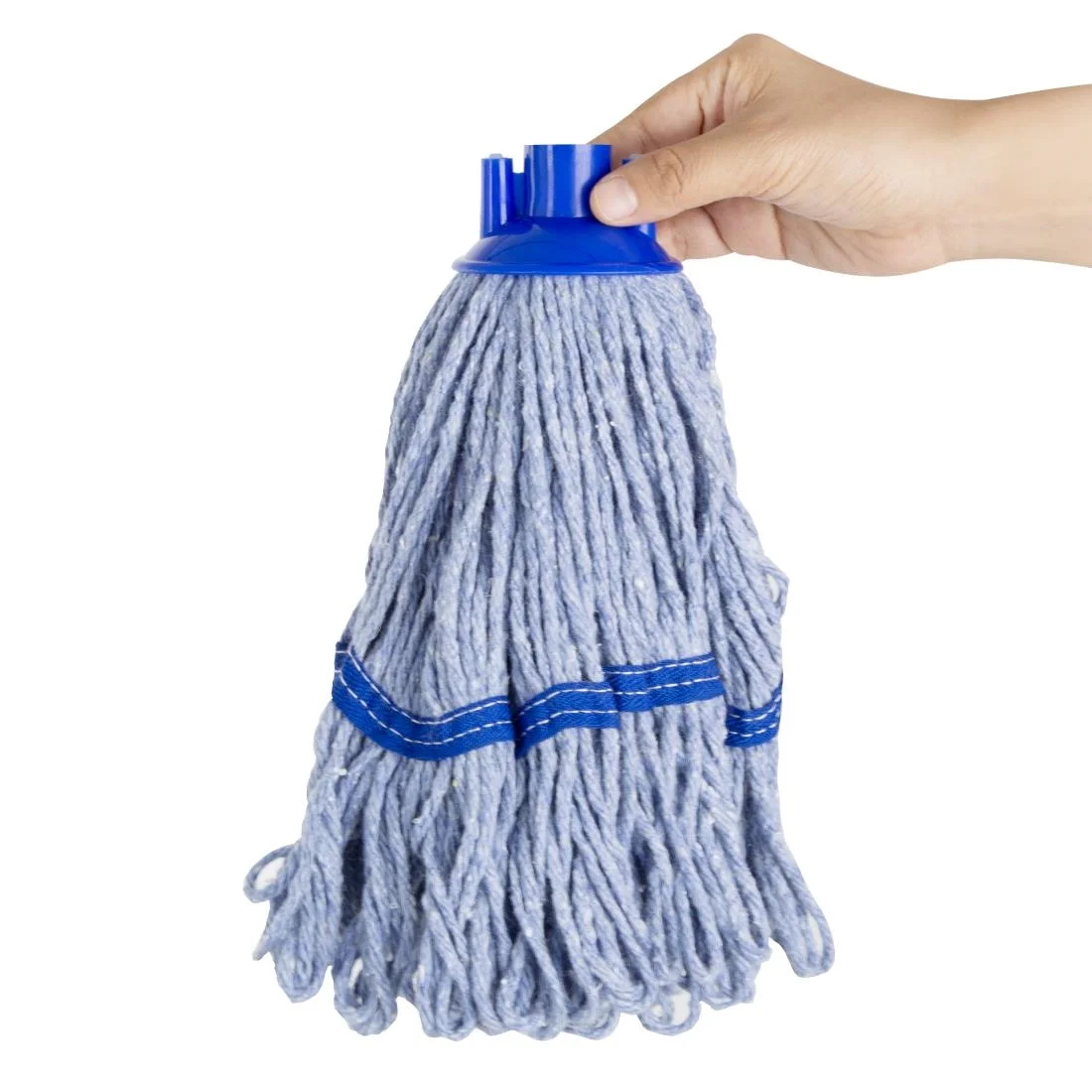 Jantex Connect Deck Mop Head Blue Stripe 200g - Image 2