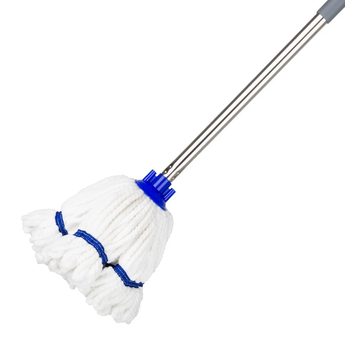Jantex Connect Microfibre Mop Head Blue Stripe 150g - Image 4