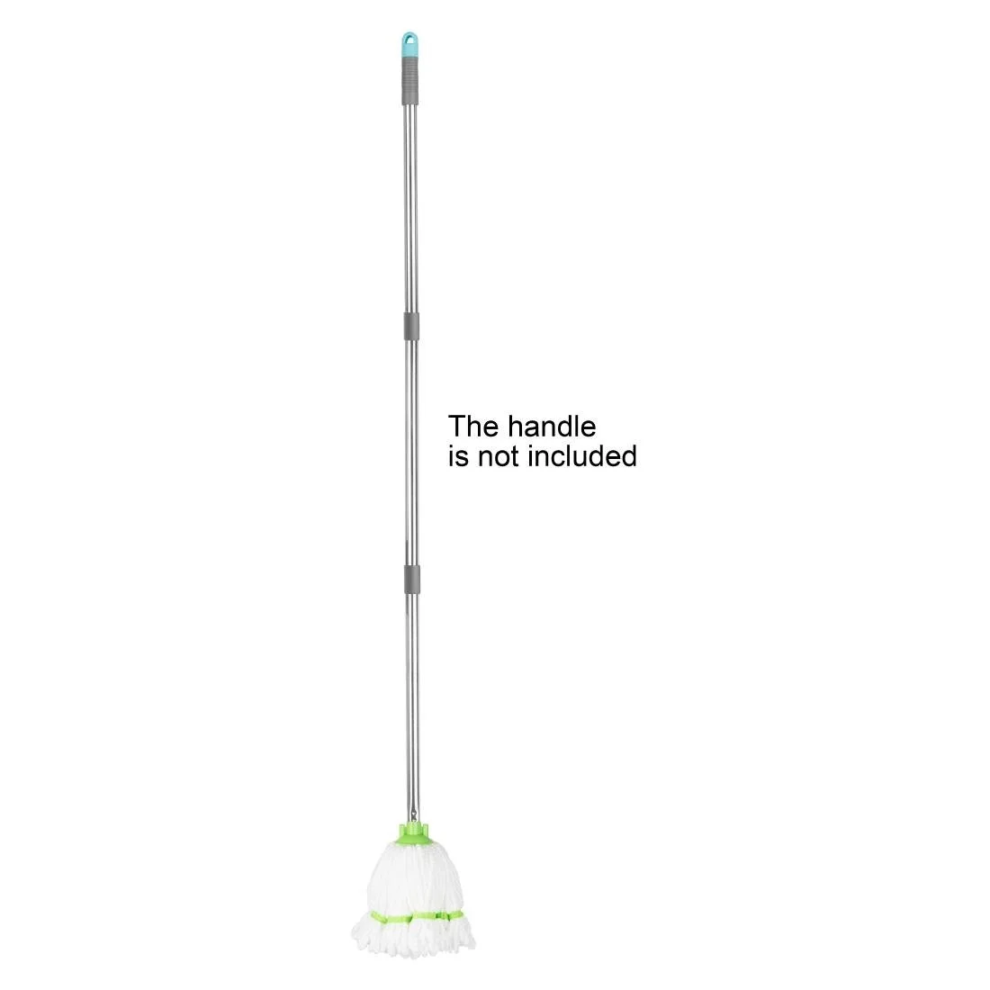Jantex Connect Microfibre Mop Head Green Stripe 150g - Image 2