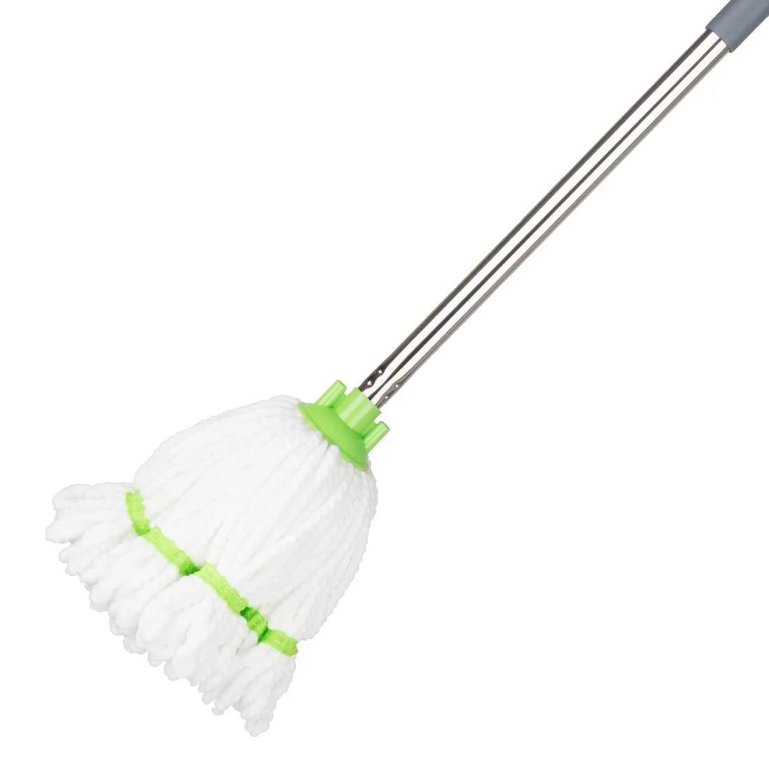Jantex Connect Microfibre Mop Head Green Stripe 150g - Image 4