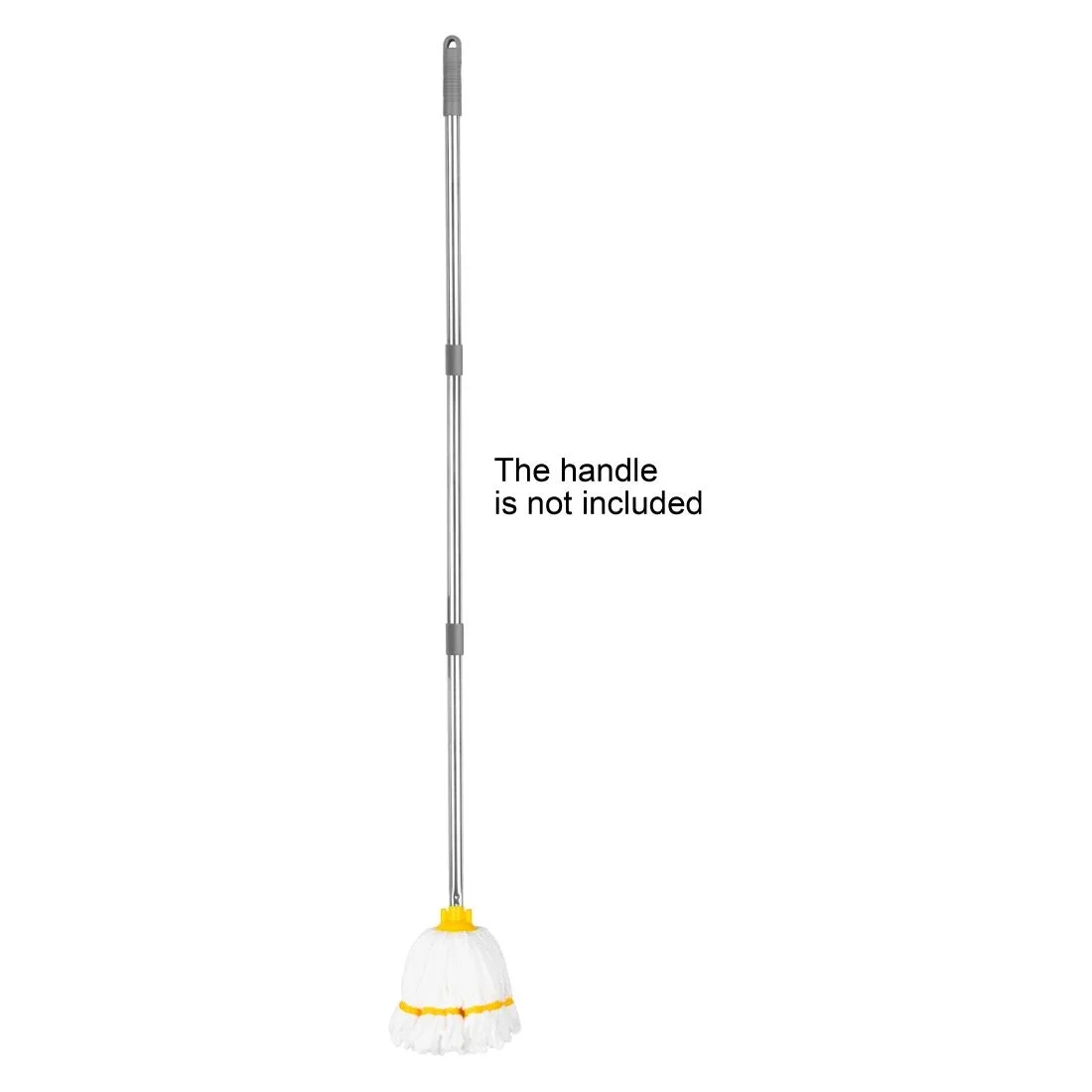 Jantex Connect Microfibre Mop Head Yellow Stripe 150g - Image 5