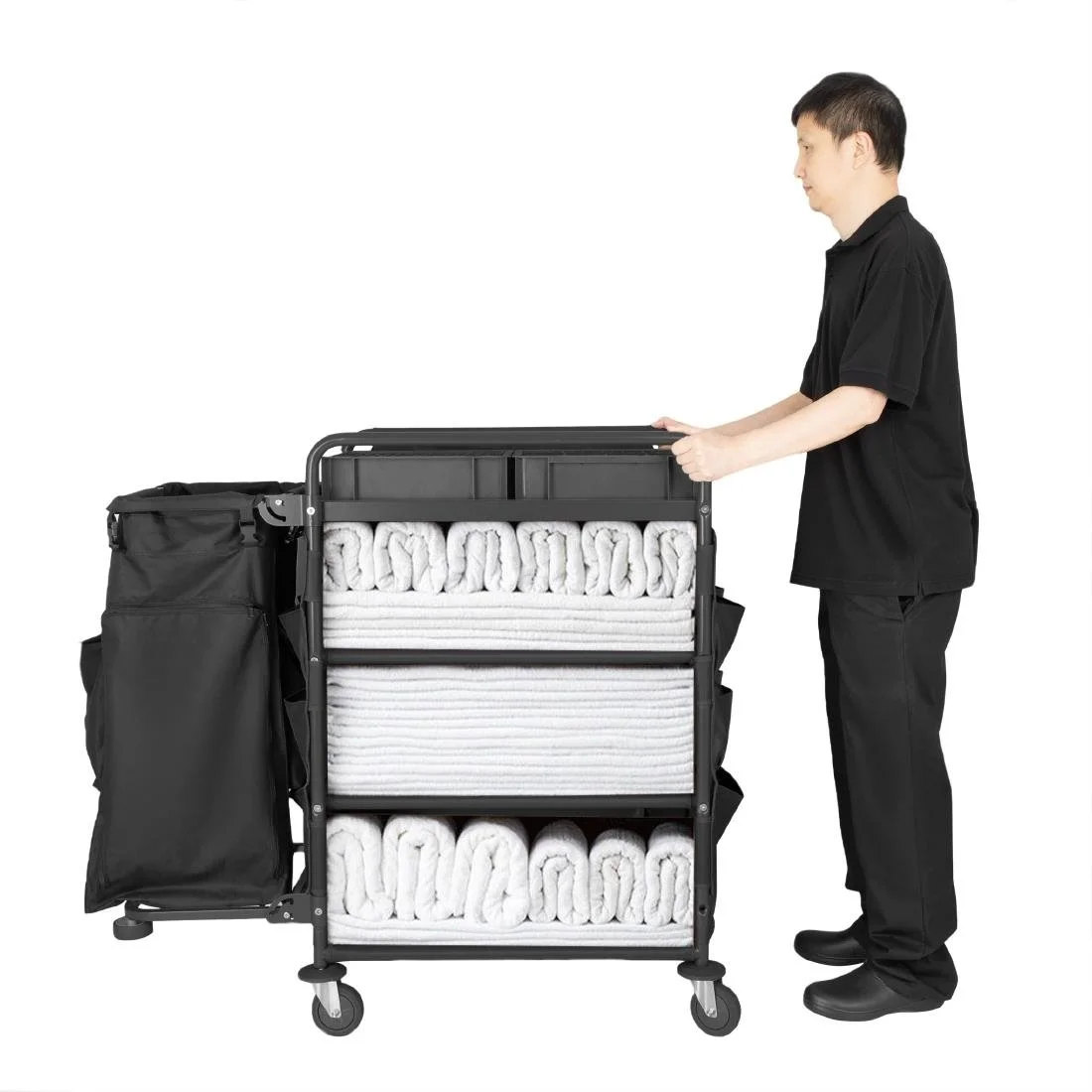 Jantex Compact Housekeeping Trolley - Image 5