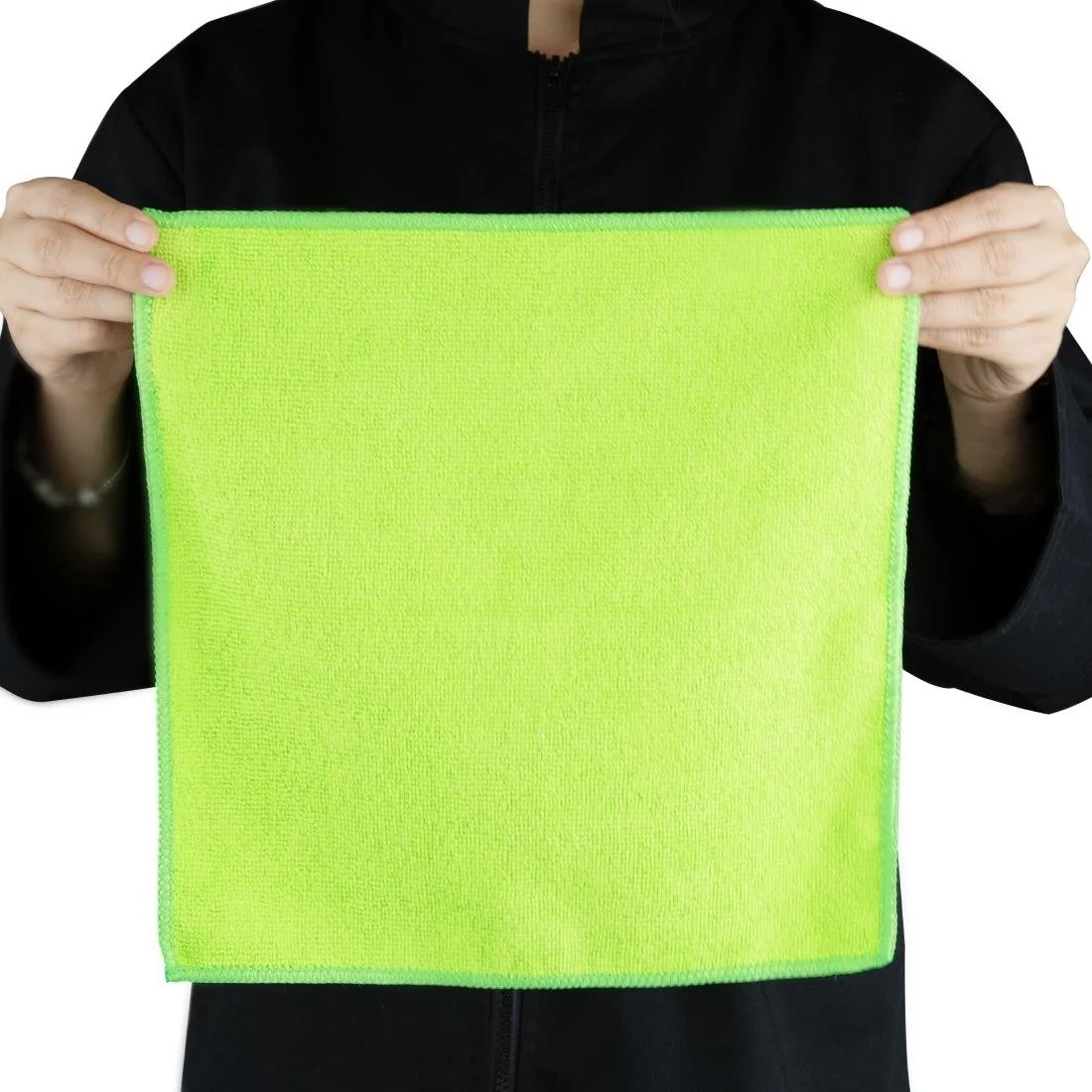 Jantex Microfibre Cloths Green (5 Pack) - Image 2