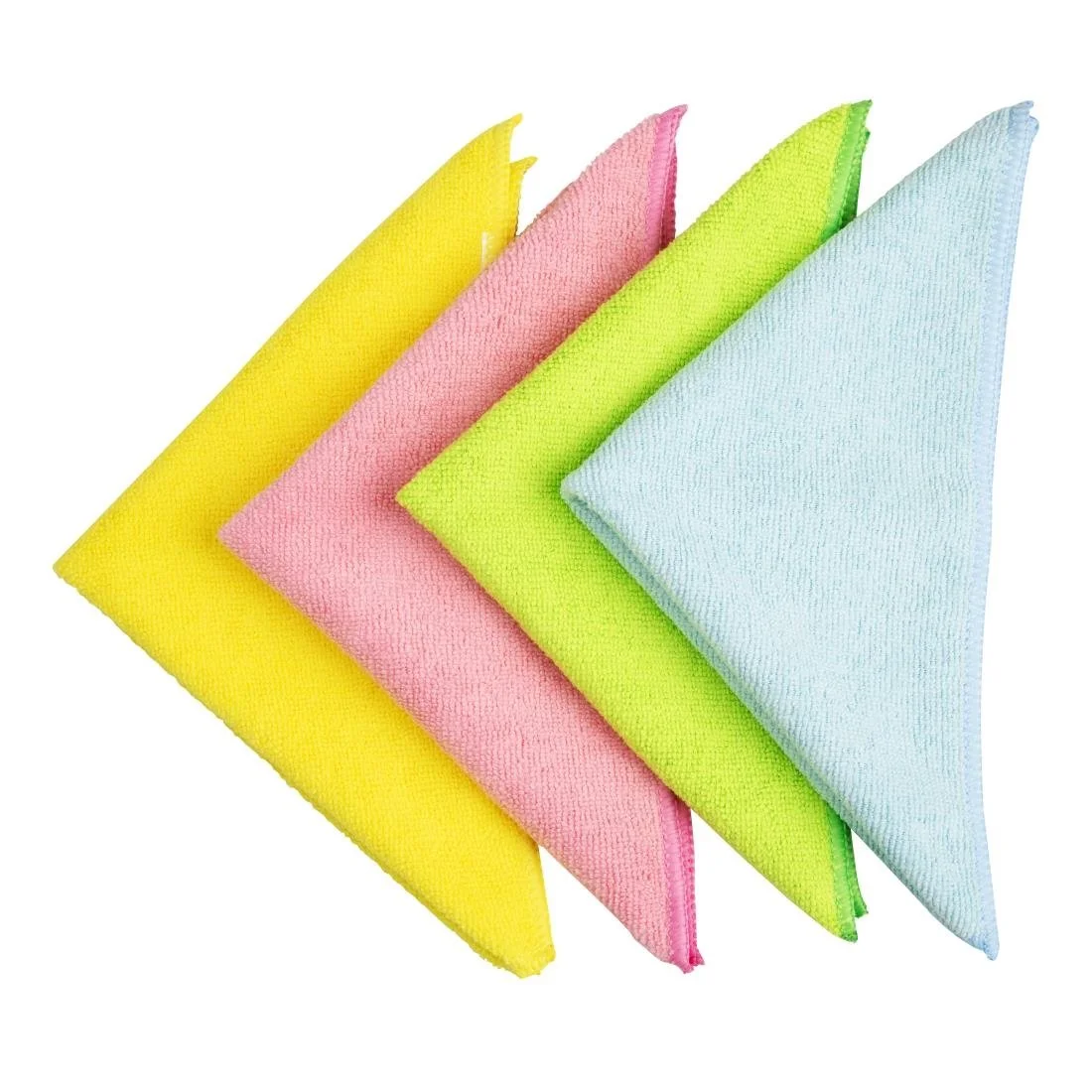 Jantex Microfibre Cloths Green (5 Pack) - Image 4