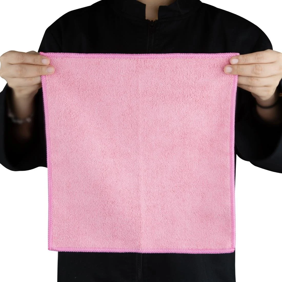 Jantex Microfibre Cloths Pink (5 Pack) - Image 2