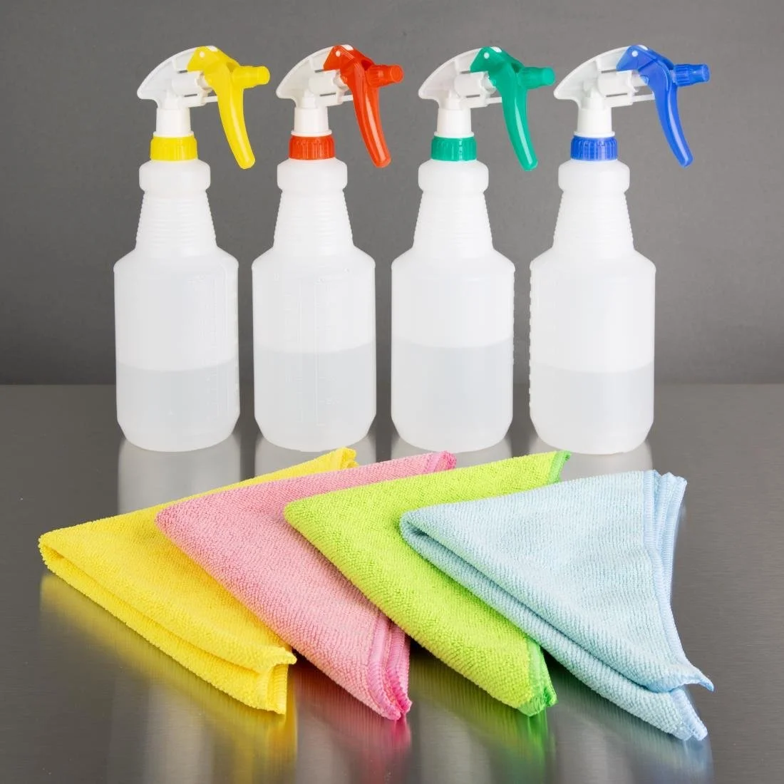 Jantex Microfibre Cloths Pink (5 Pack) - Image 5