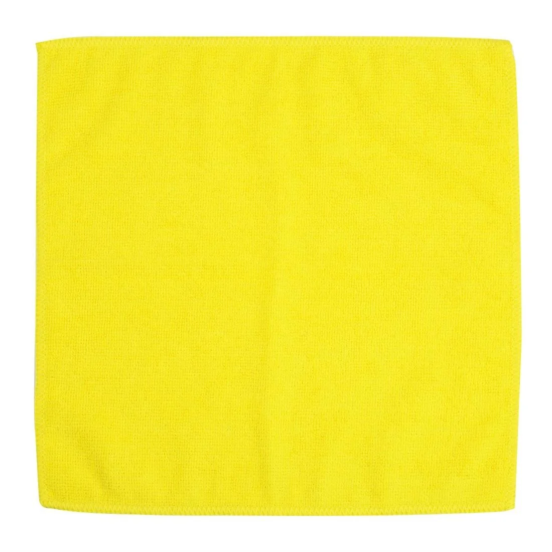Jantex Microfibre Cloths Yellow (5 Pack) - Image 1