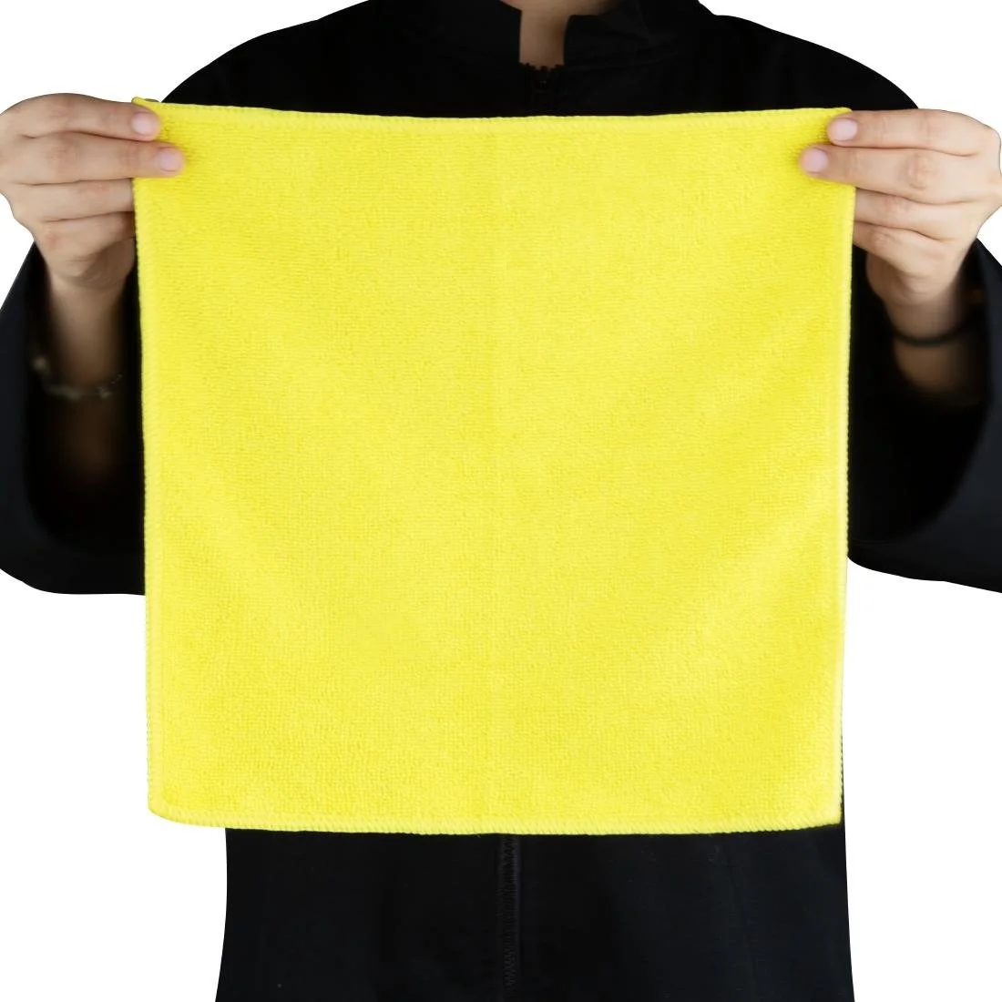 Jantex Microfibre Cloths Yellow (5 Pack) - Image 2
