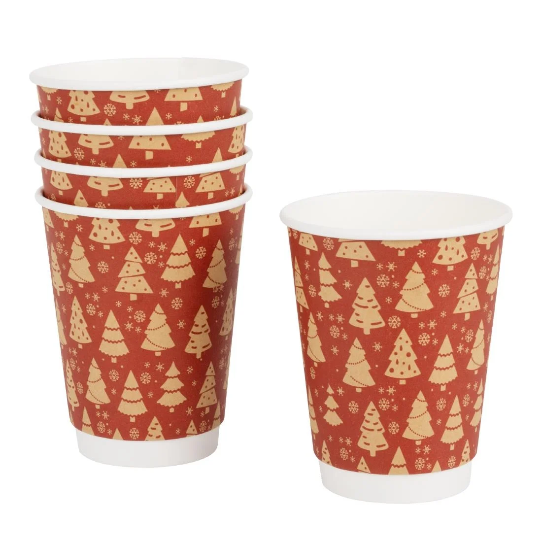 Fiesta Recyclable Christmas Hot Cup Double Wall 12oz (500 Pack) - Image 7
