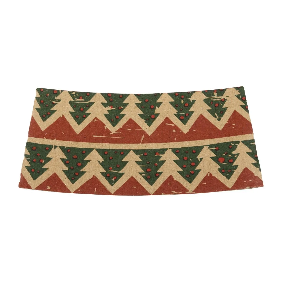 Fiesta Recyclable Christmas Cup Sleeves for 8oz Hot Cups (100 Pack) - Image 3