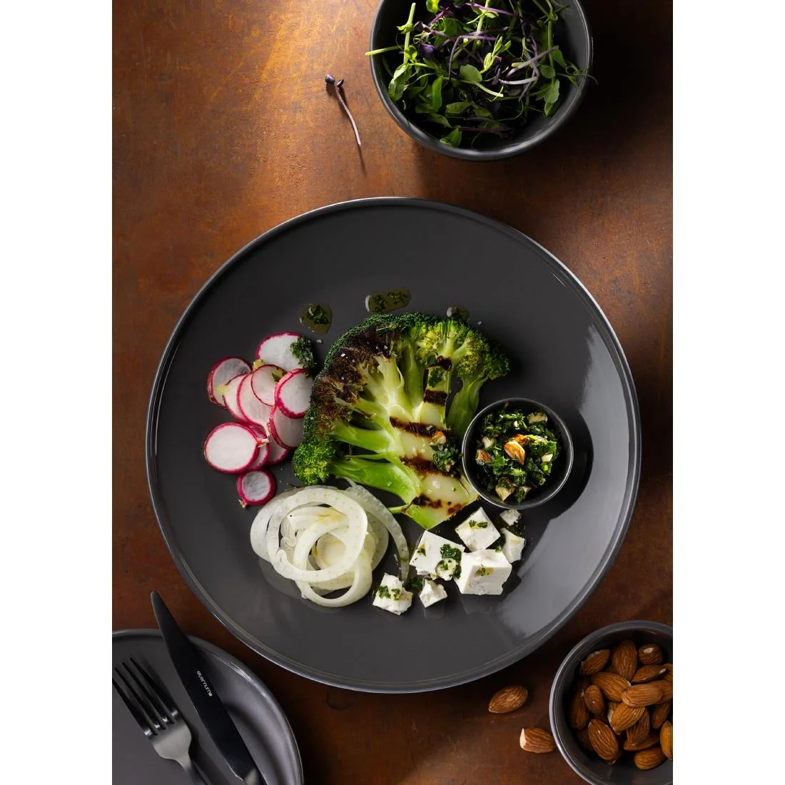 Utopia Core Plates Slate 225mm (6 Pack) - Image 2