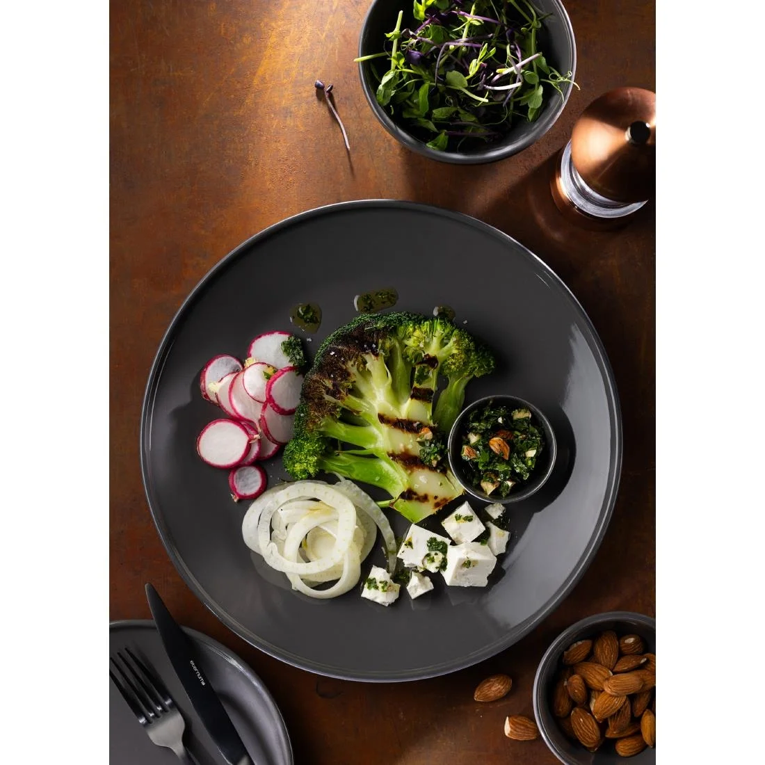 Utopia Core Plates Slate 225mm (6 Pack) - Image 3