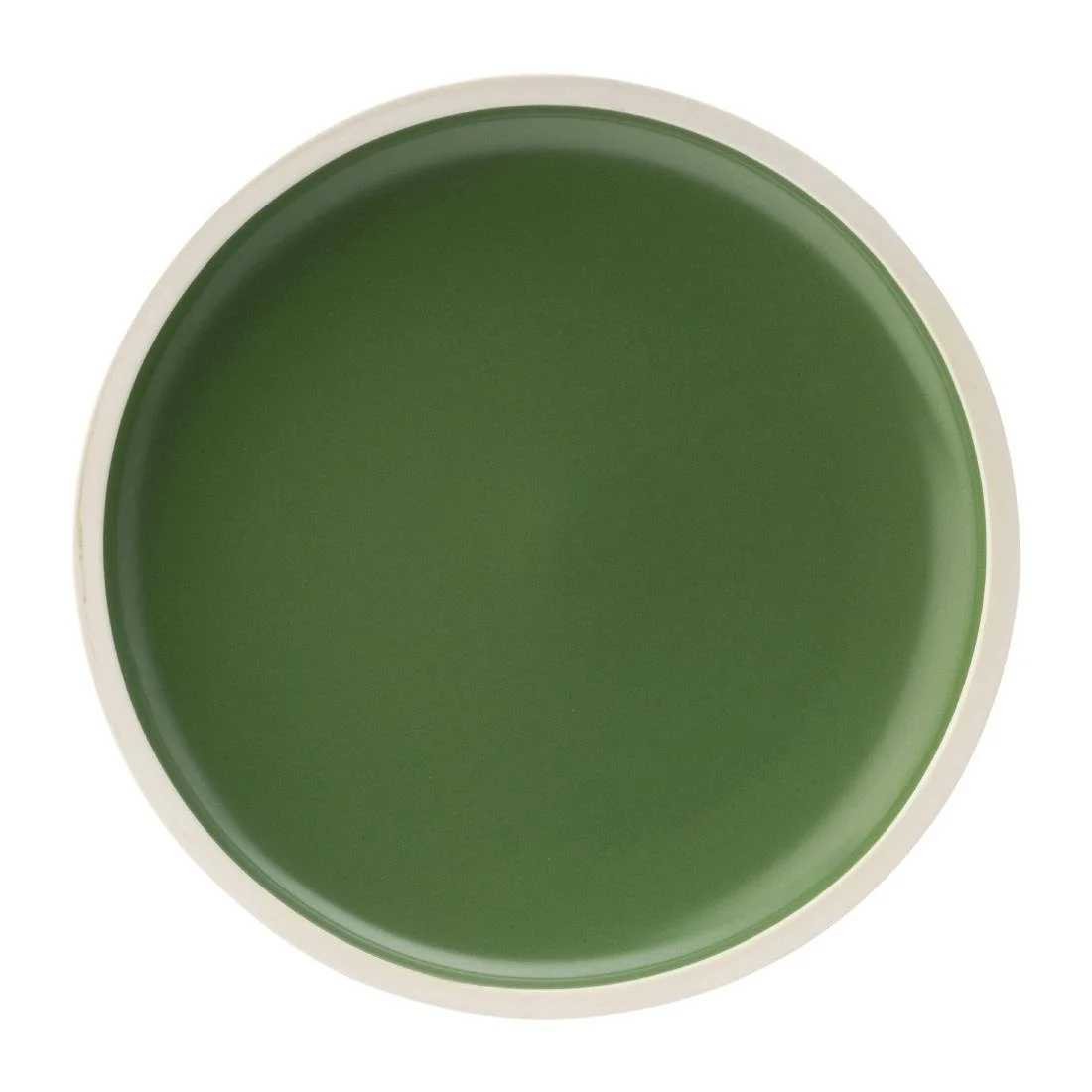 Utopia Forma Plates Forest Green 210mm (6 Pack) - Image 1