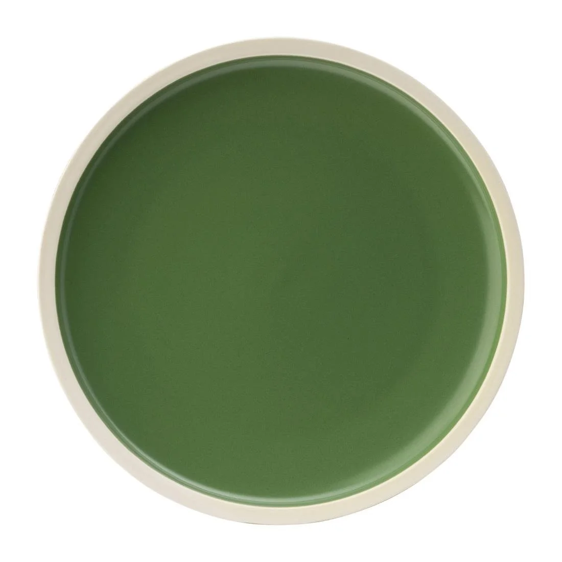 Utopia Forma Plates Forest Green 240mm (6 Pack) - Image 1