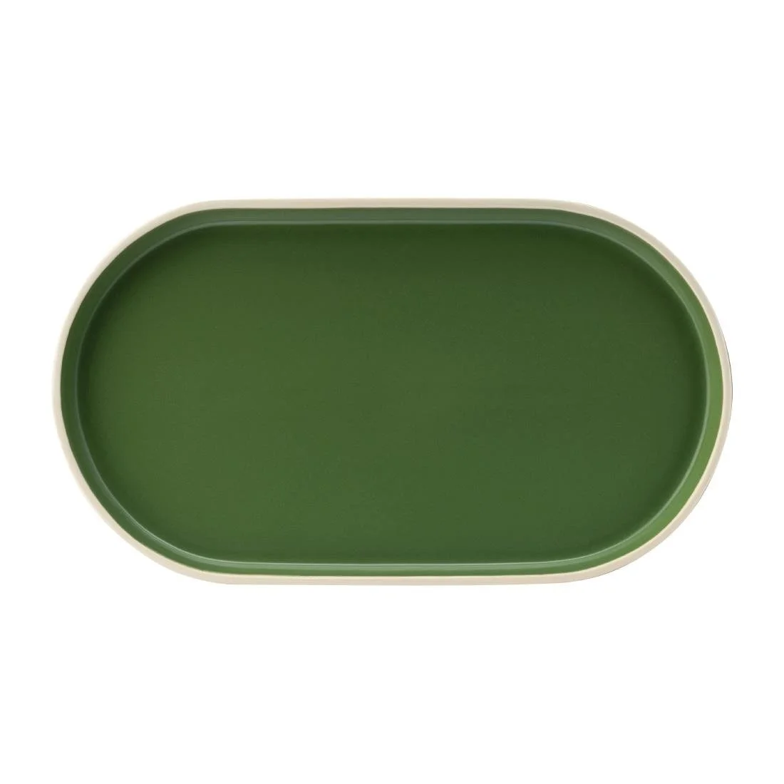Utopia Forma Platters Forest Green 310x175mm (6 Pack) - Image 1
