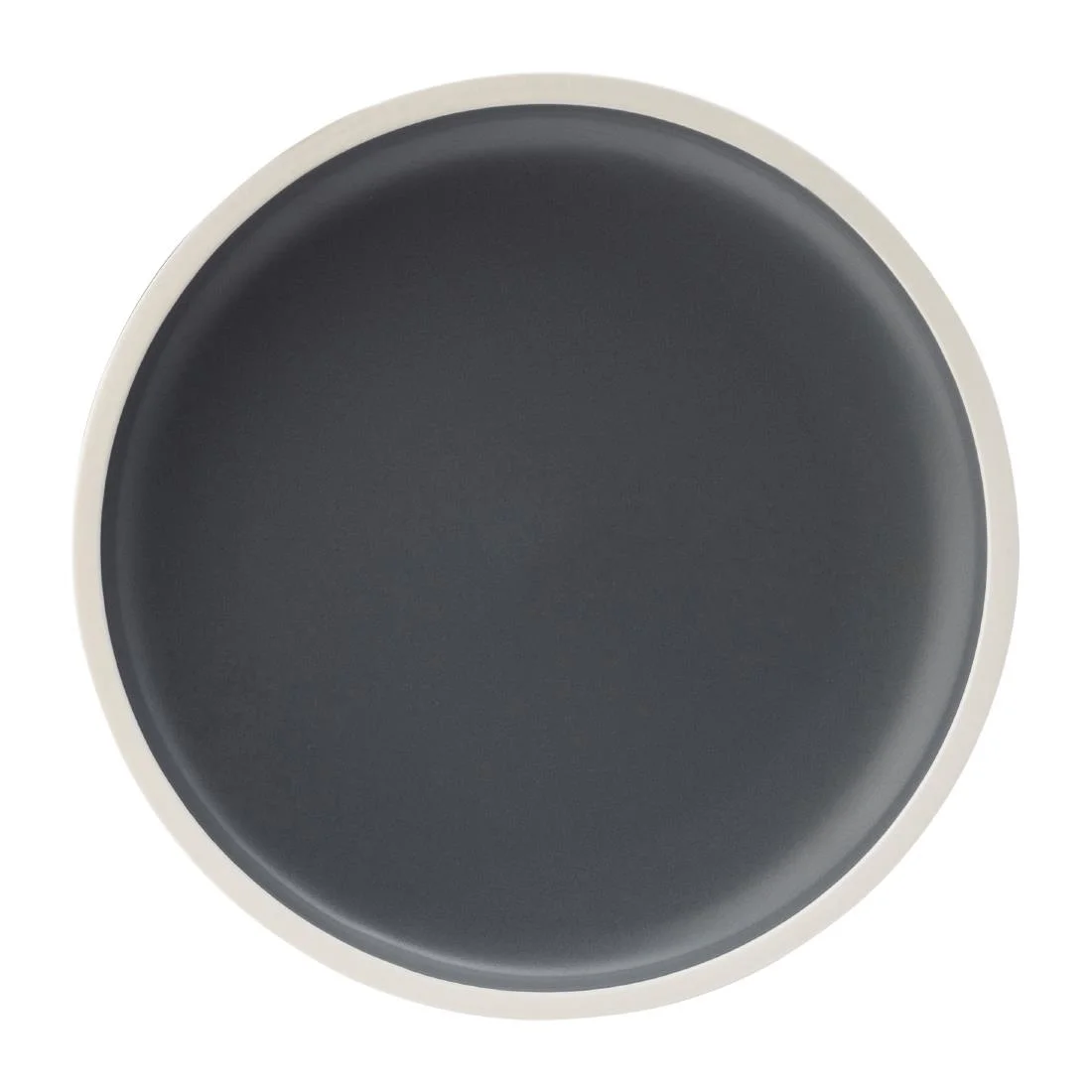 Utopia Forma Plates Charcoal 210mm (6 Pack)