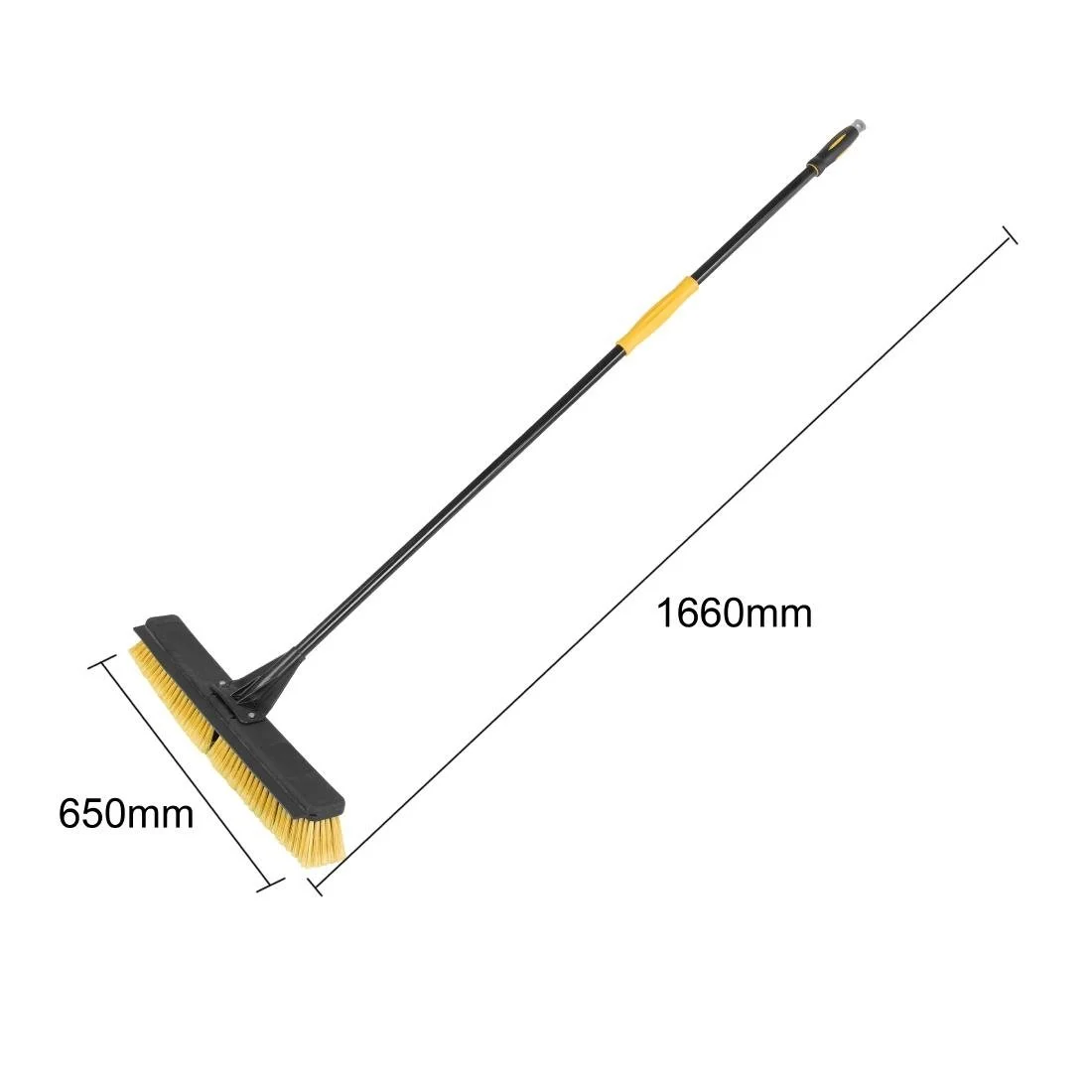 Jantex Heavy Duty Broom & Handle Set with Squeegee 24" - Image 6